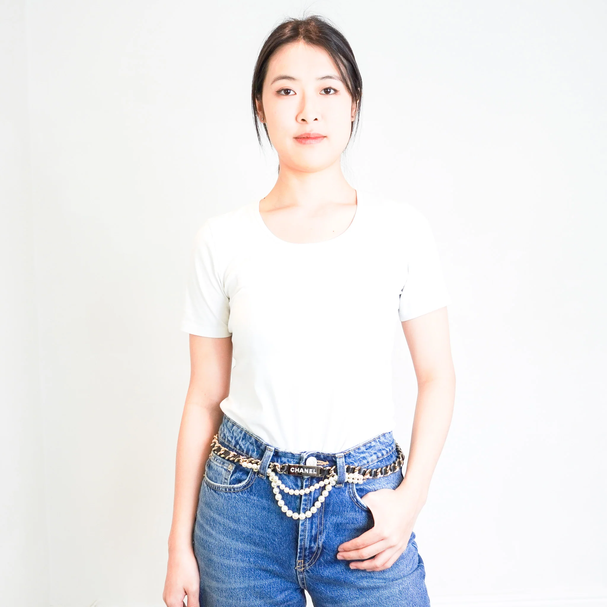 Chanel Leather Chain And Pearl Belt RRP £1990 | FINAL SALE Authentic Preloved - Image 2