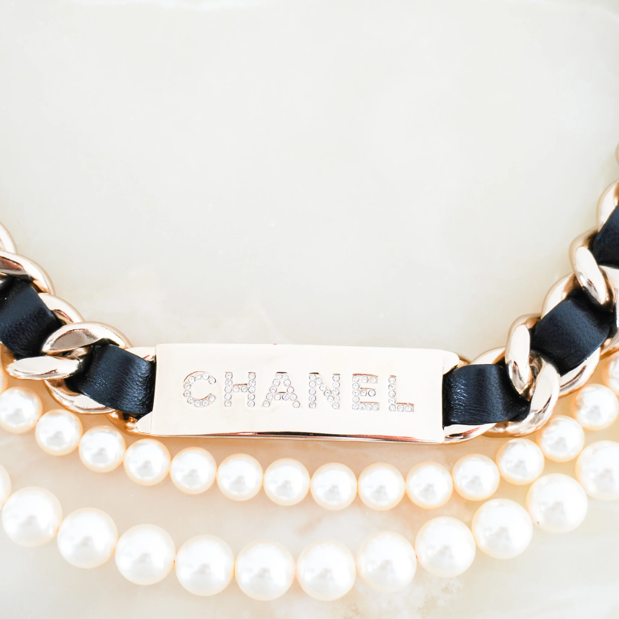 Chanel Leather Chain And Pearl Belt RRP £1990 | FINAL SALE Authentic Preloved - Image 3
