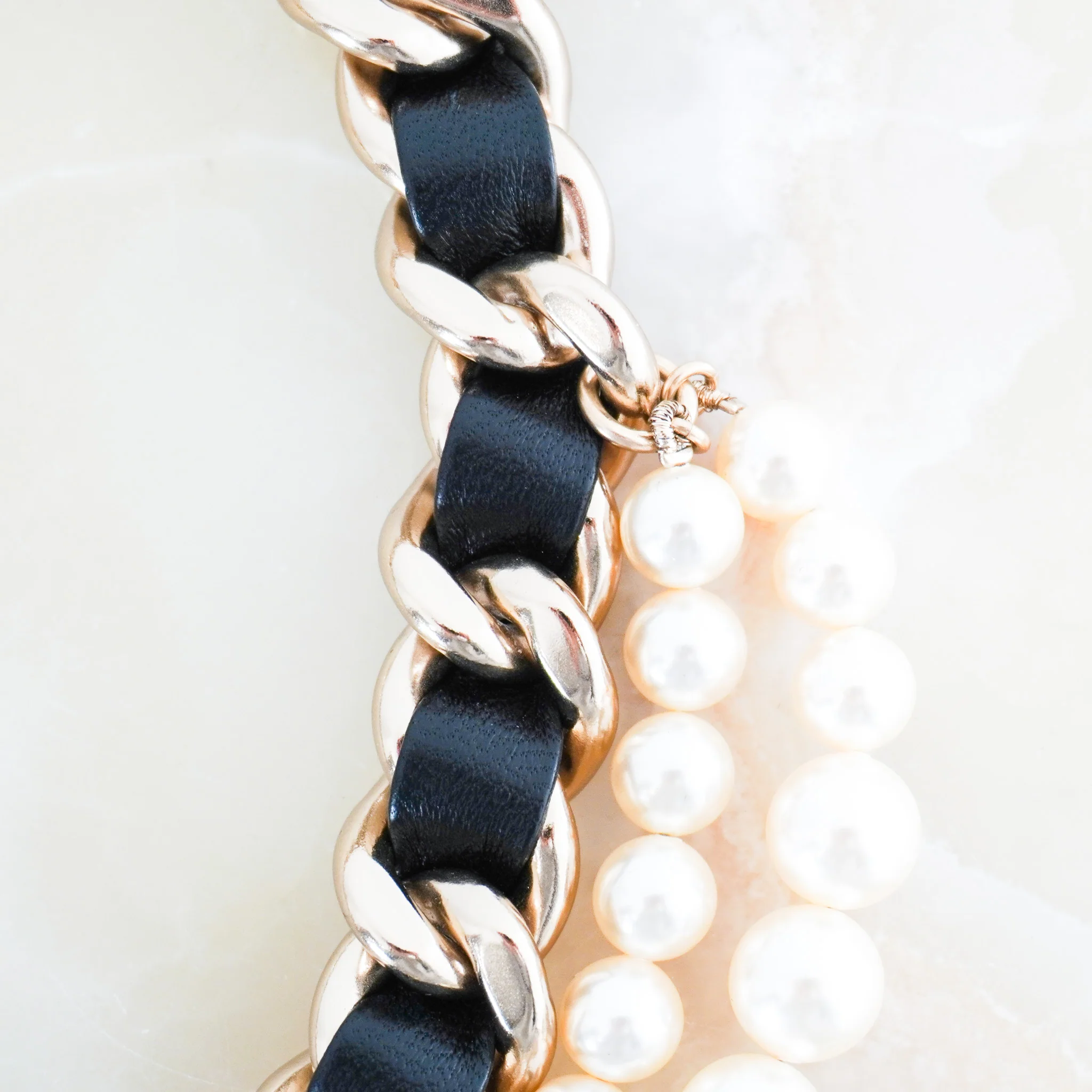 Chanel Leather Chain And Pearl Belt RRP £1990 | FINAL SALE Authentic Preloved - Image 6