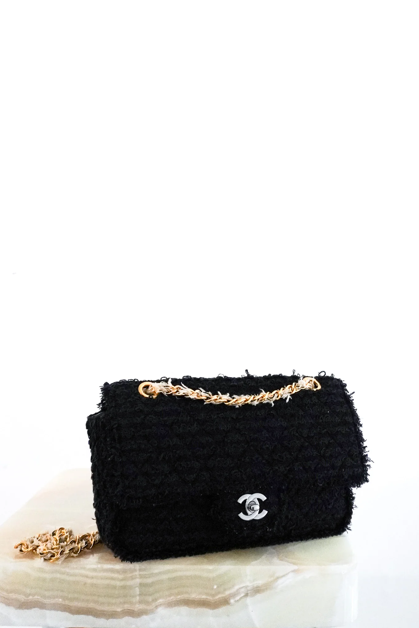 Chanel Timeless Clasique Tweed Flap Bag RRP £8410 | Authentic Preloved