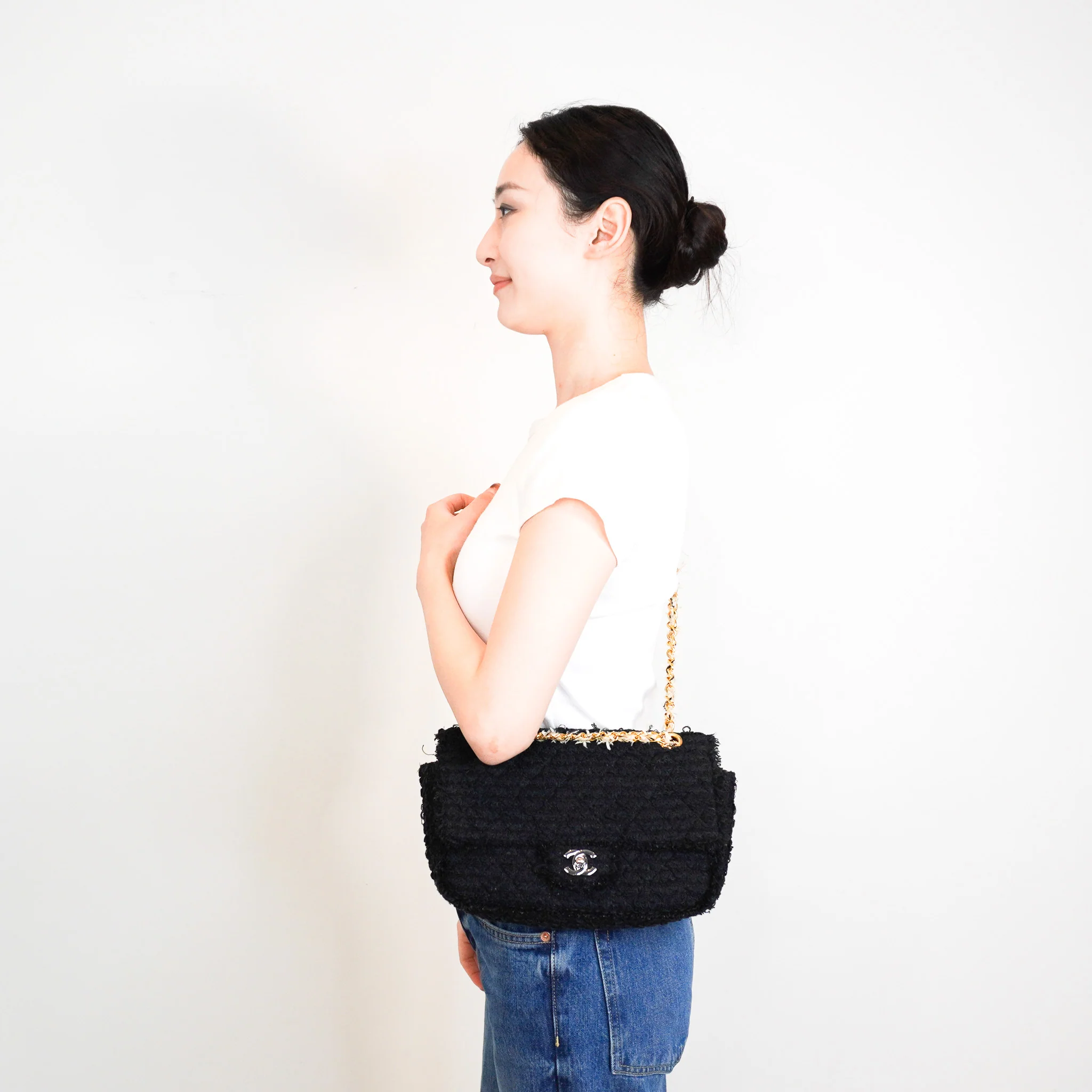 Chanel Timeless Clasique Tweed Flap Bag RRP £8410 | Authentic Preloved - Image 14