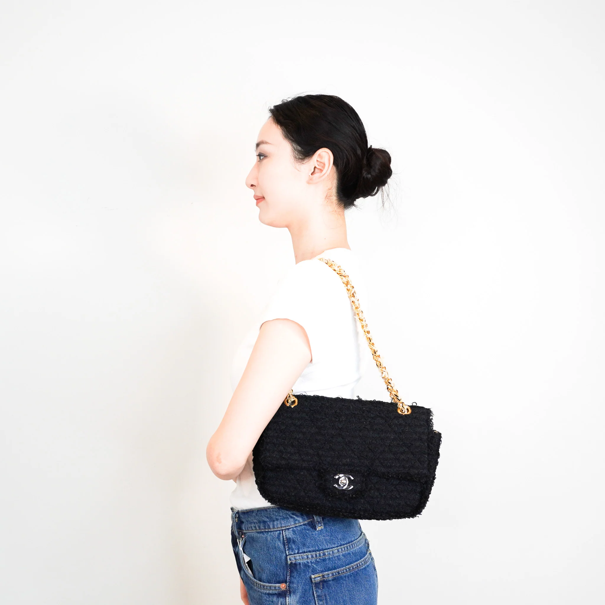 Chanel Timeless Clasique Tweed Flap Bag RRP £8410 | Authentic Preloved - Image 15