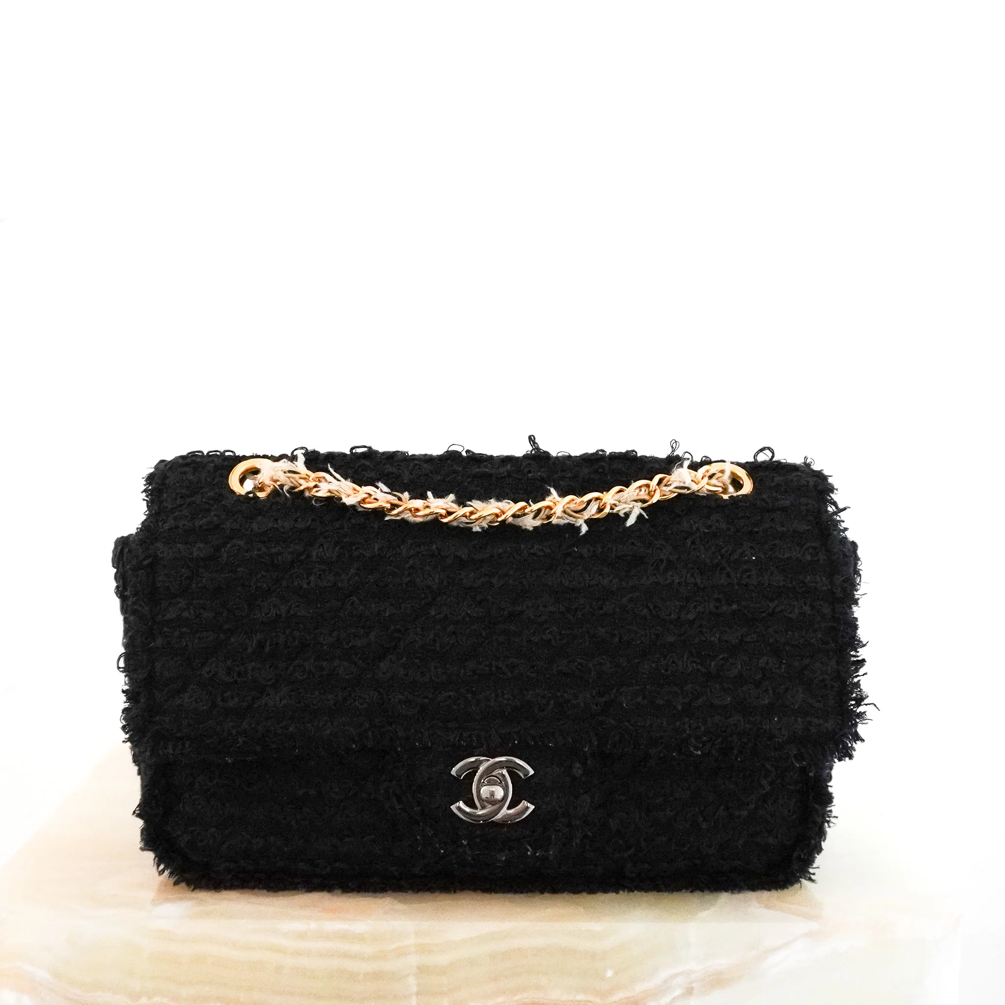 Chanel Timeless Clasique Tweed Flap Bag RRP £8410 | Authentic Preloved - Image 2
