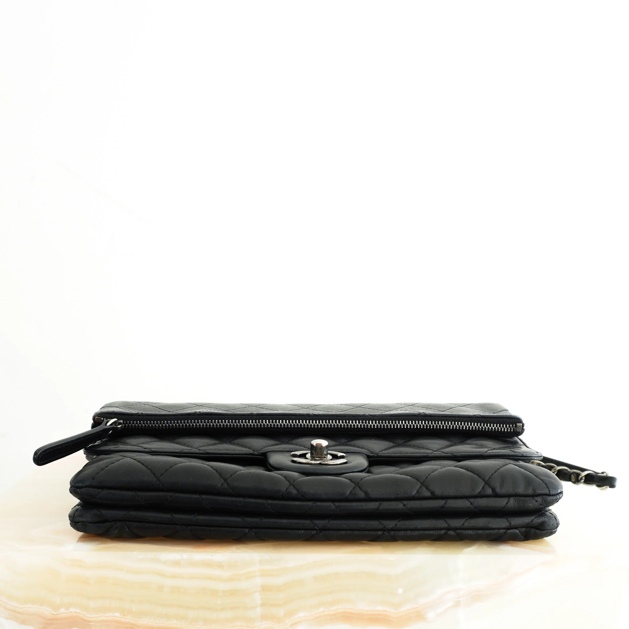 RARE Chanel Paris-Salzburg Zip Multi Flap Lambskin Bag | Authentic Preloved - Image 5