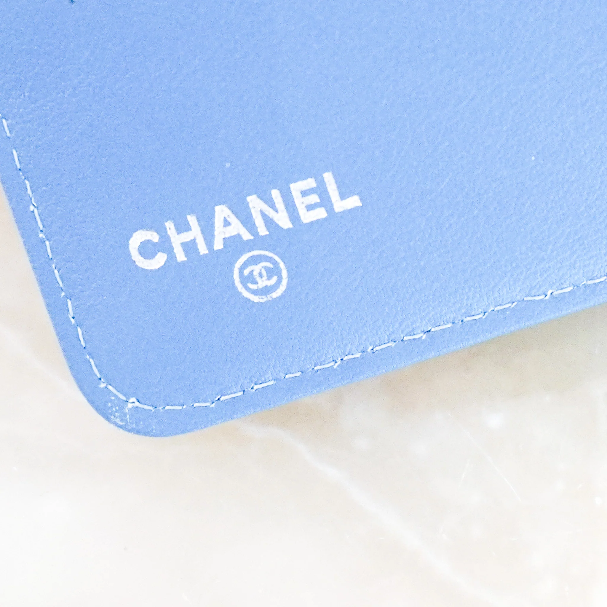 Chanel Patent Wallet in Light Blue RRP £1000 | Authentic Preloved - Image 6