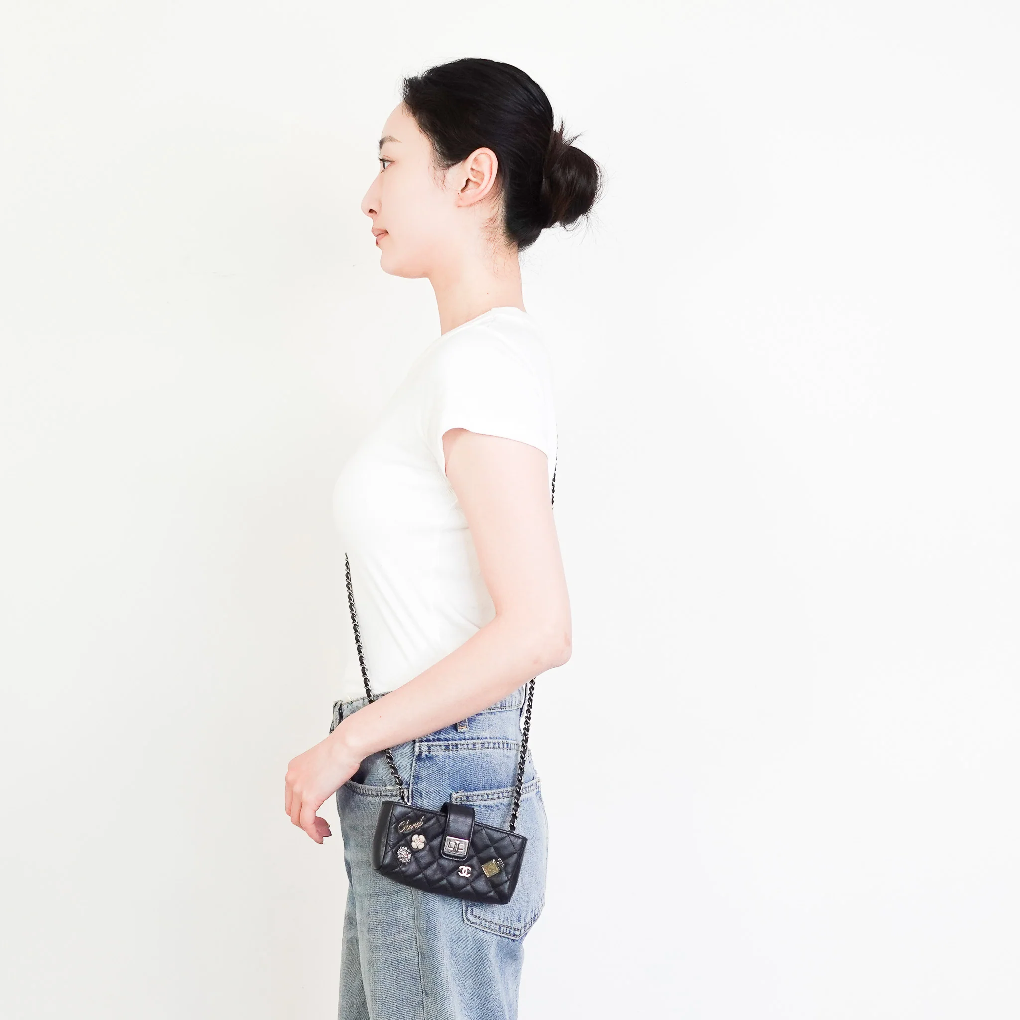 RARE Chanel Quilted Charms Lambskin Mini Bag | Authentic Preloved - Image 11