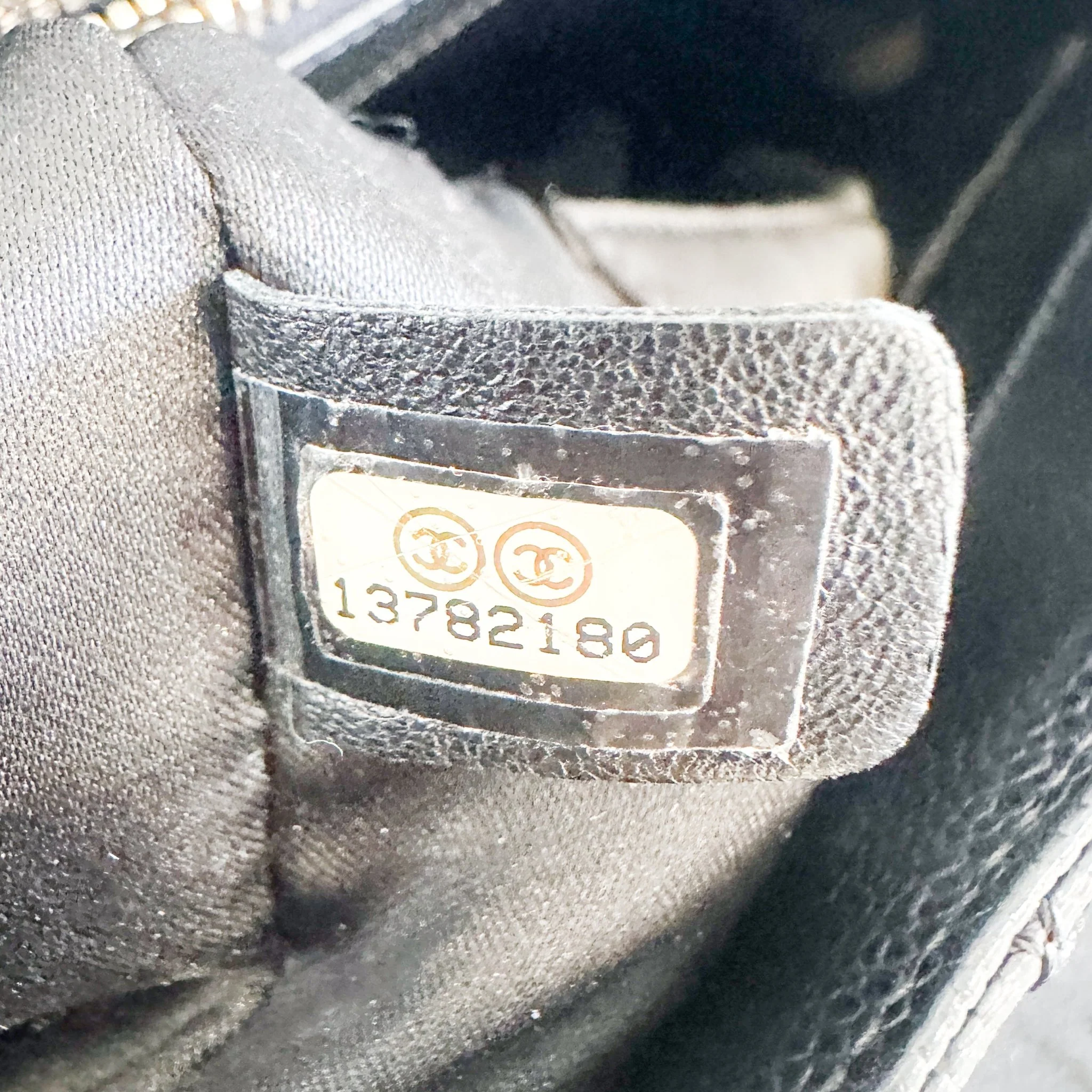 Chanel Black Quilted Caviar Timeless Grand Shopping Tote with Gold Hardware RRP £5K | Authentic Preloved - Image 12