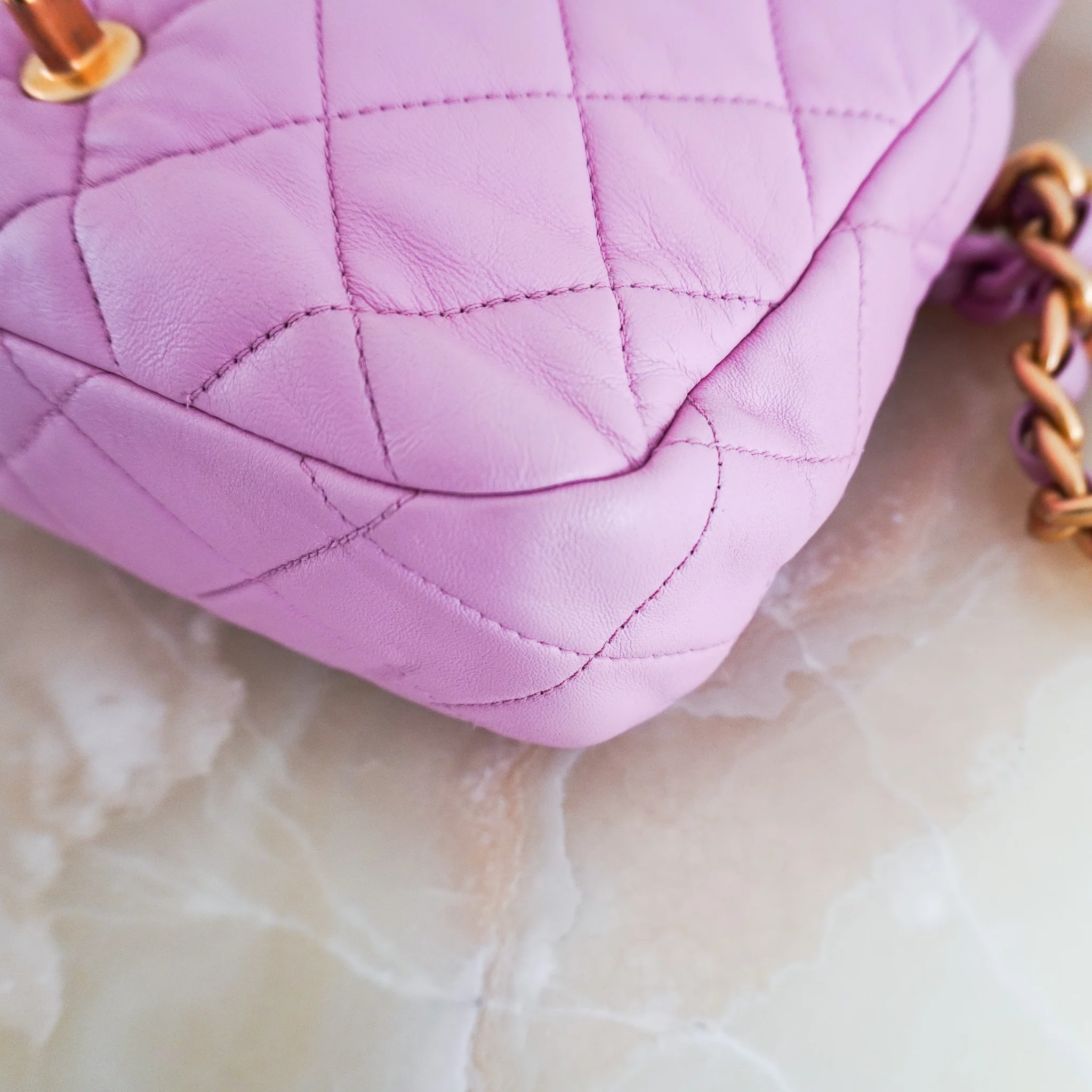 Chanel Small Pink Lambskin Flap Bag RRP £5100 | Authentic Preloved - Image 11
