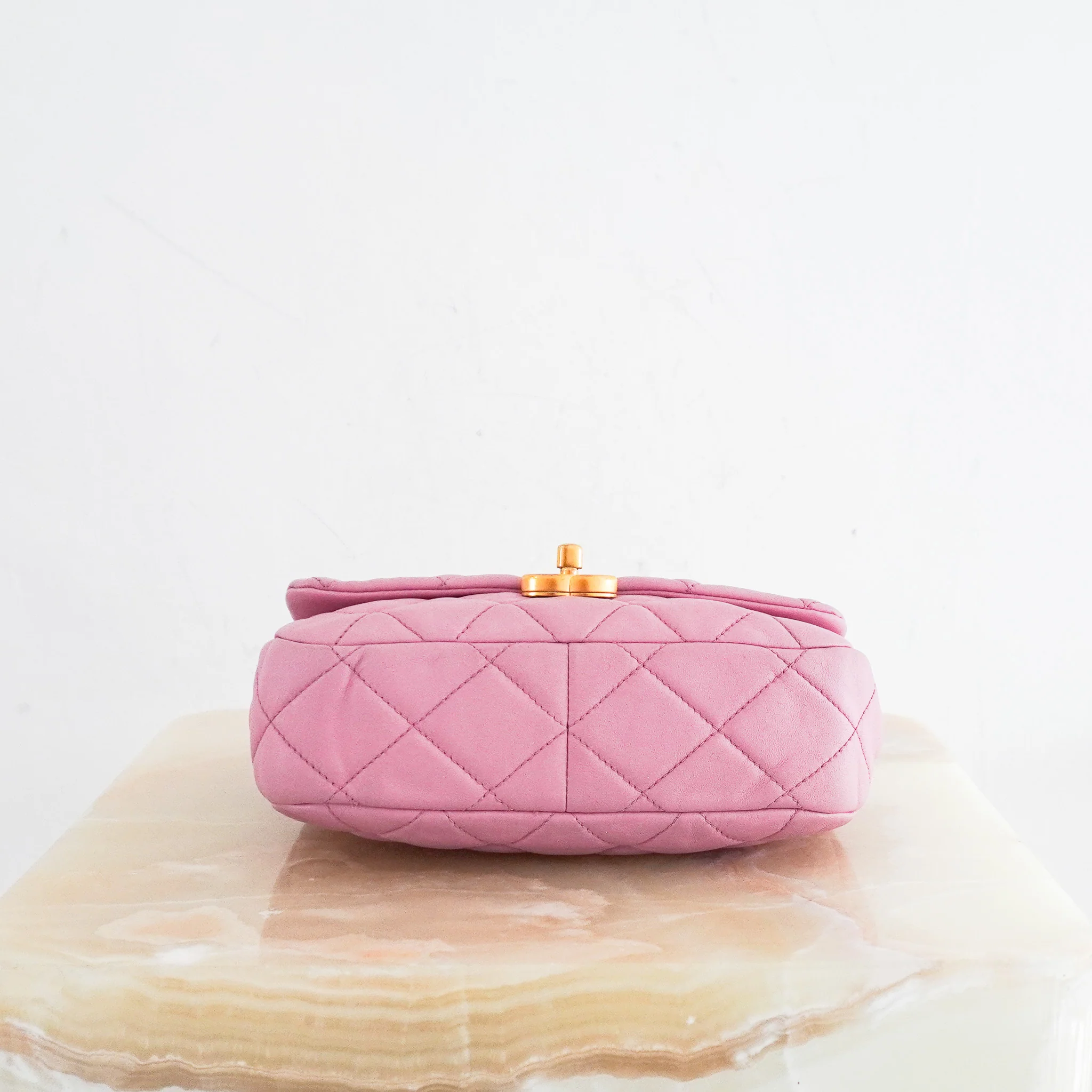 Chanel Small Pink Lambskin Flap Bag RRP £5100 | Authentic Preloved - Image 4