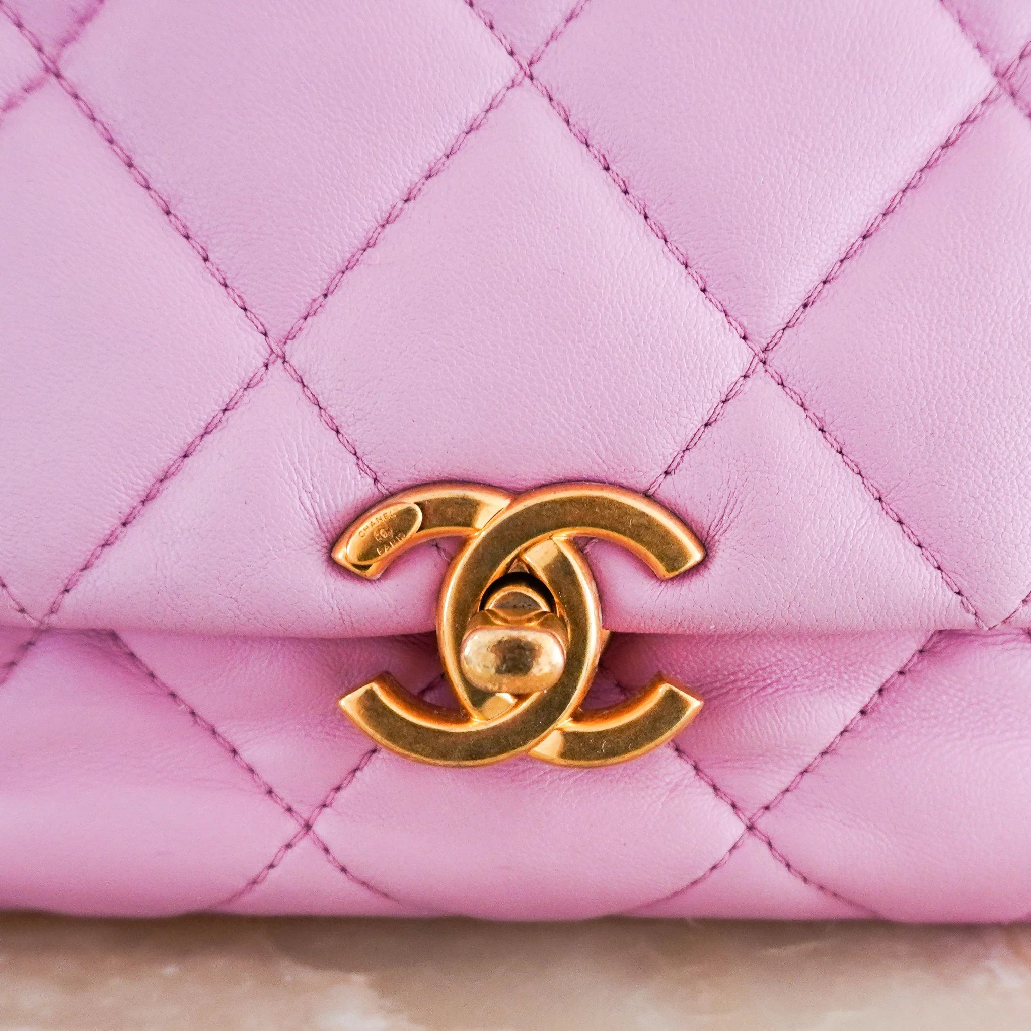 Chanel Small Pink Lambskin Flap Bag RRP £5100 | Authentic Preloved - Image 5