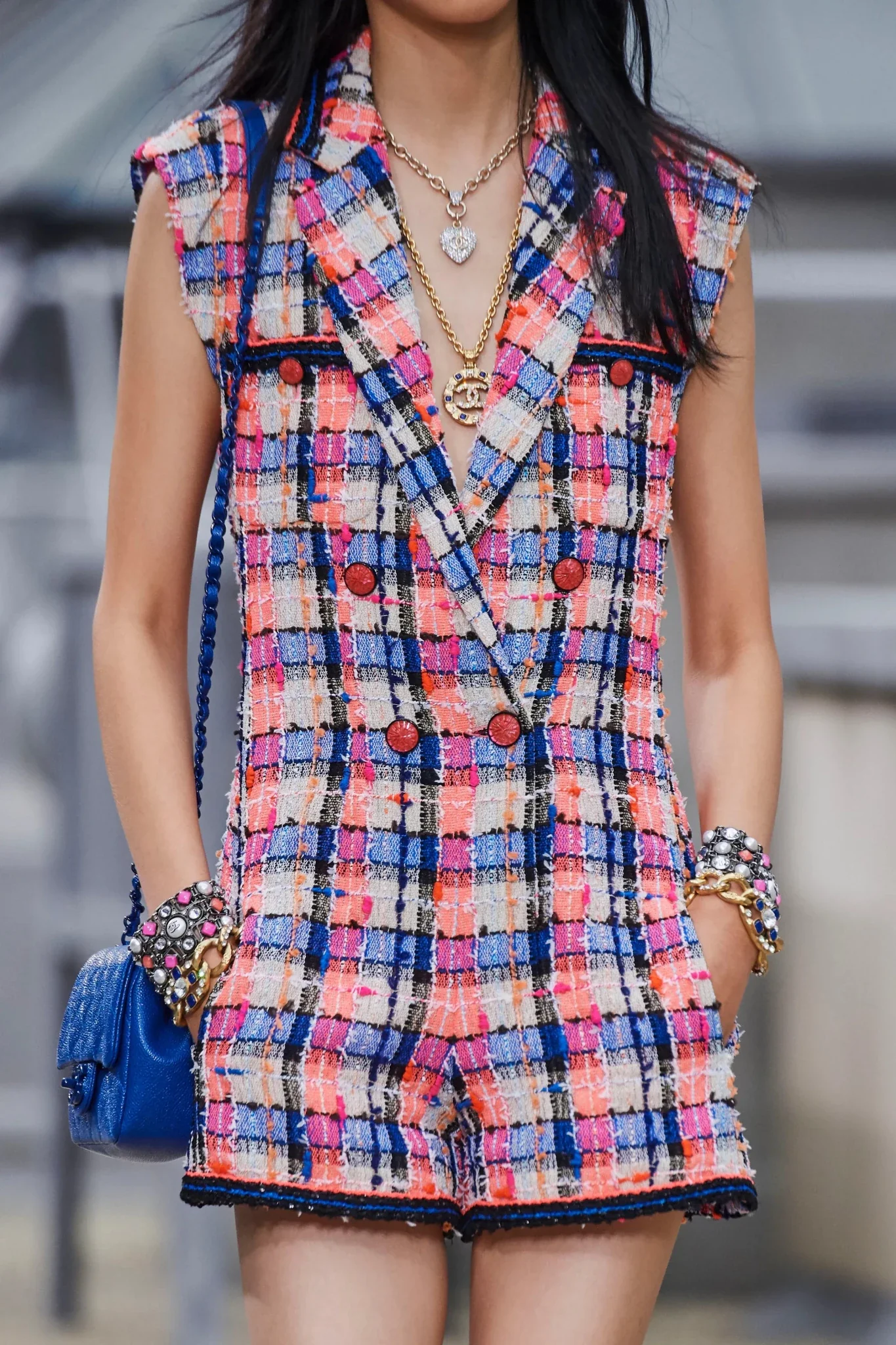 Chanel Pink Tweed Romper Spring 2020 RRP £3000 | Authentic Preloved - Image 3