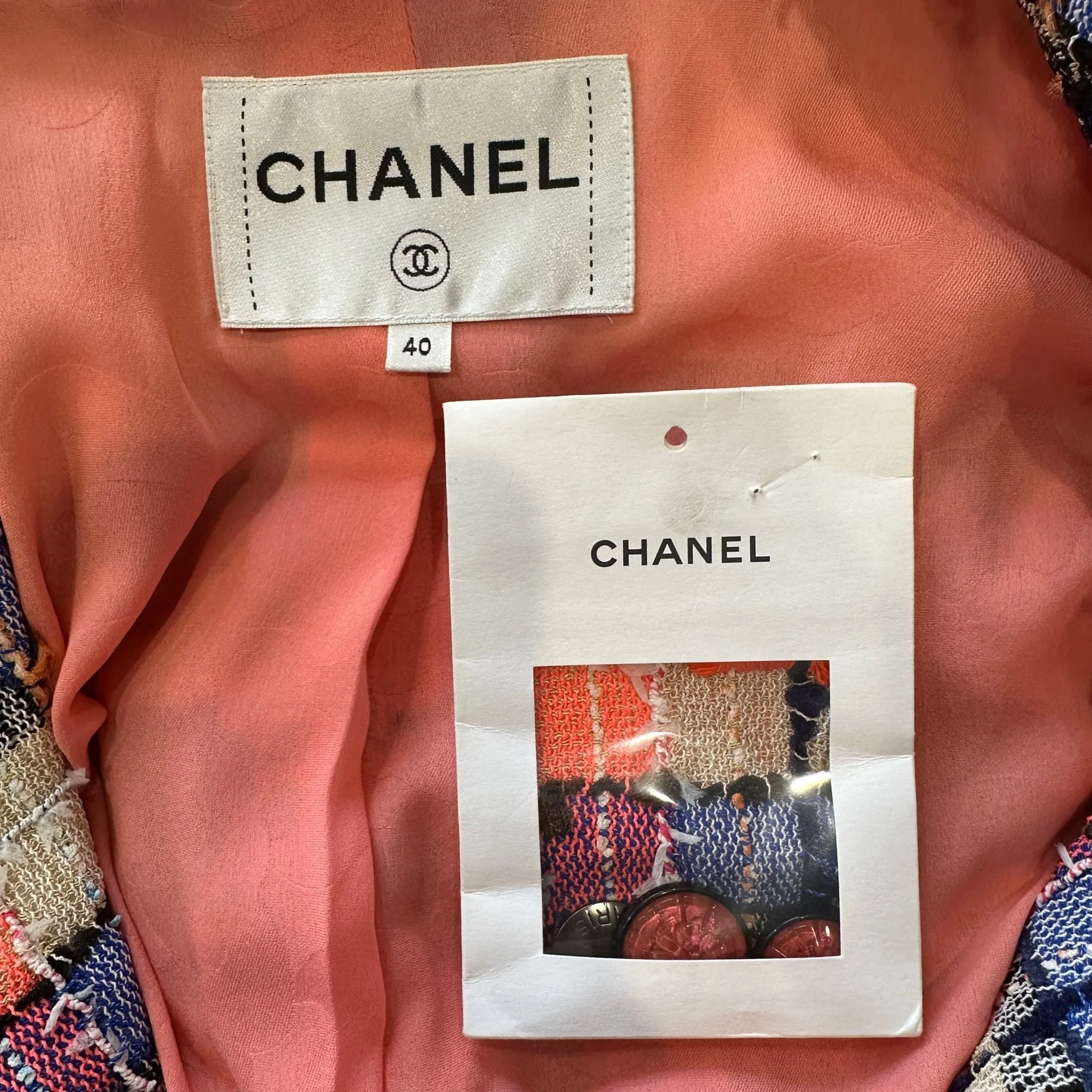 Chanel Pink Tweed Romper Spring 2020 RRP £3000 | Authentic Preloved - Image 7