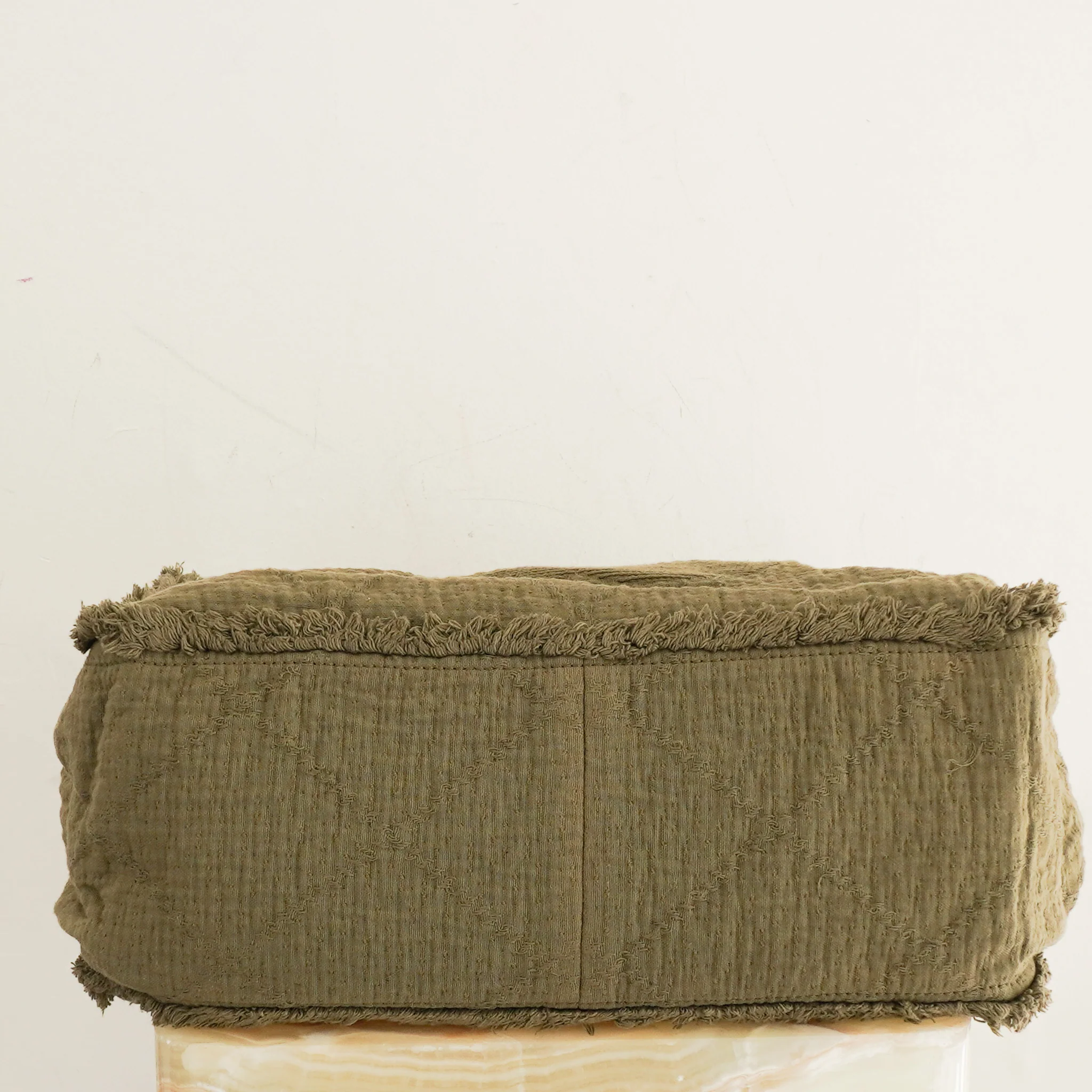 Chanel Deauville Tote on Khaki RRP £3800 | Authentic Preloved - Image 4