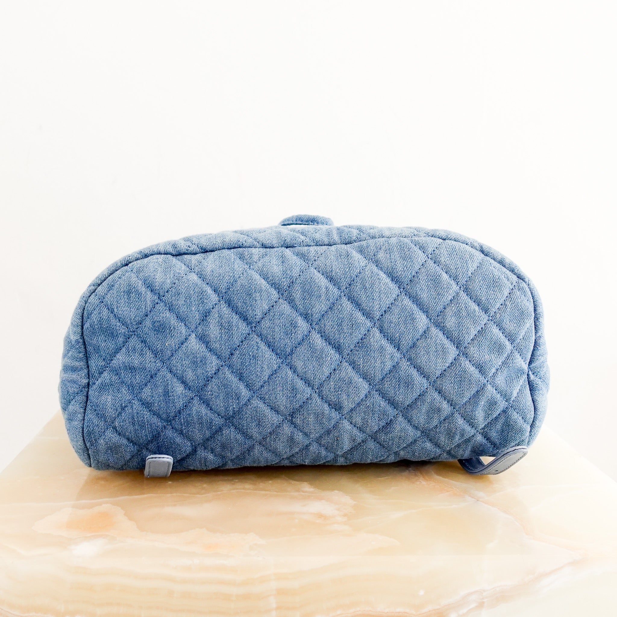 Chanel Washed Denim Quilted Large Urban Spirit Backpack | Authentic Preloved - Image 4