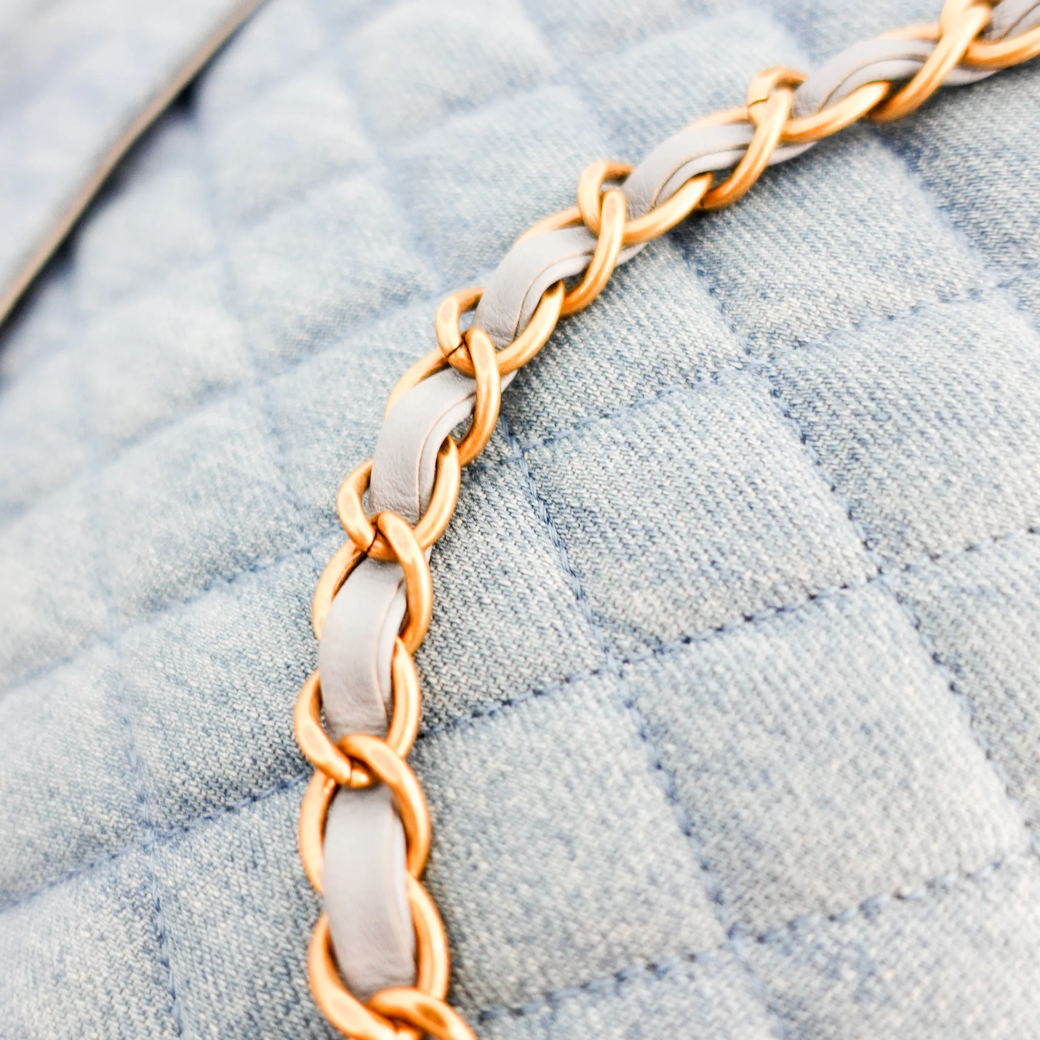 Chanel Washed Denim Quilted Large Urban Spirit Backpack | Authentic Preloved - Image 6