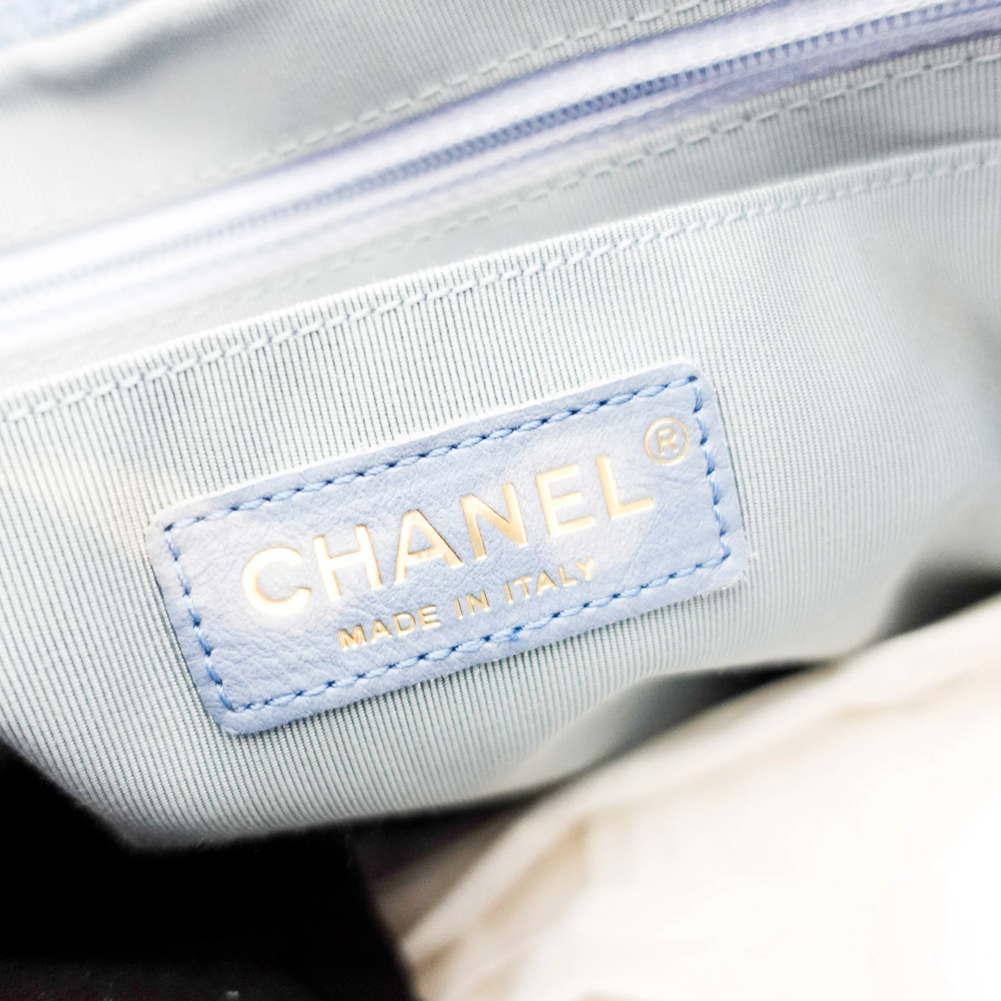 Chanel Washed Denim Quilted Large Urban Spirit Backpack | Authentic Preloved - Image 7