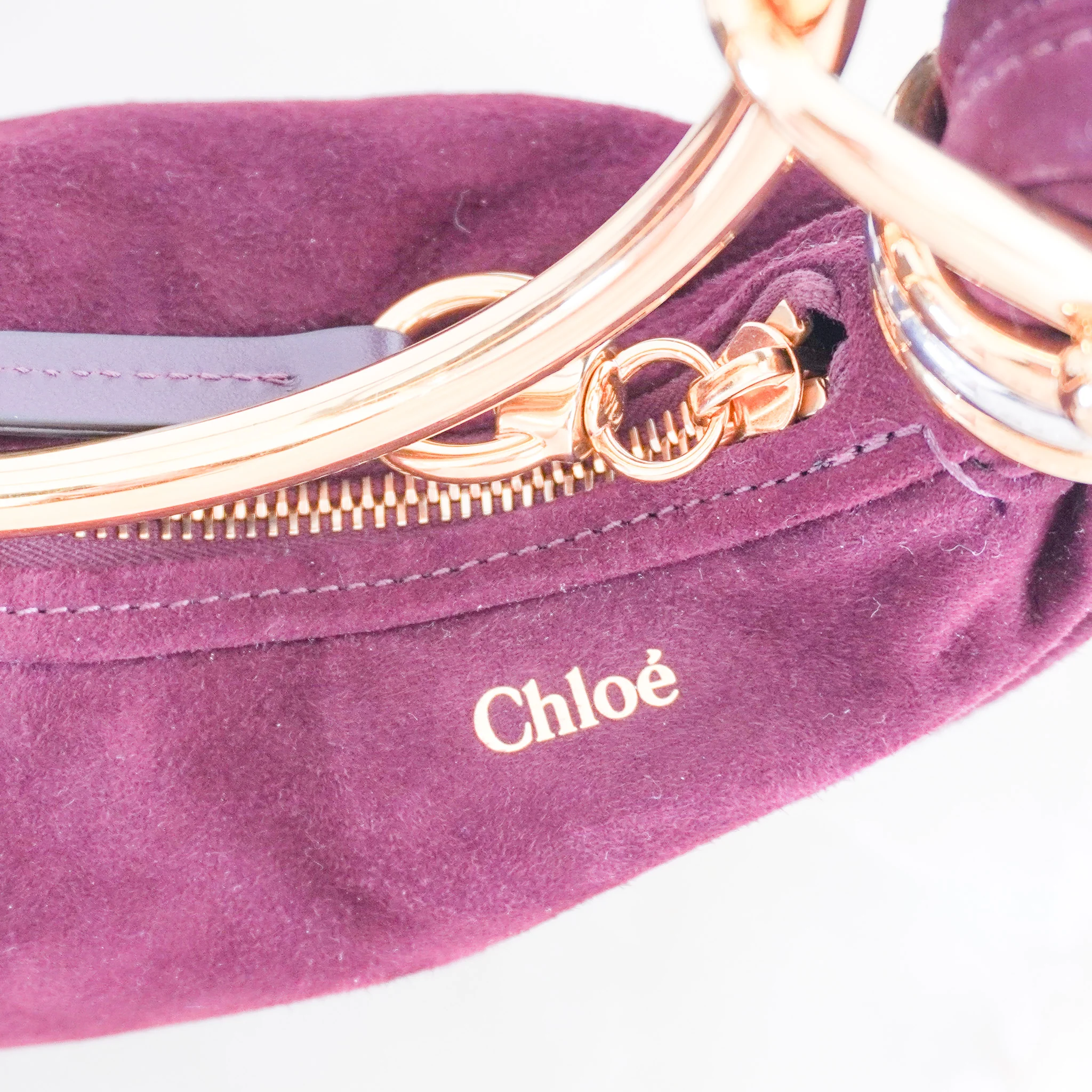 Chloe Bracelet Leather-Trimmed Suede Bag RRP£1,850| Authentic Preloved - Image 6