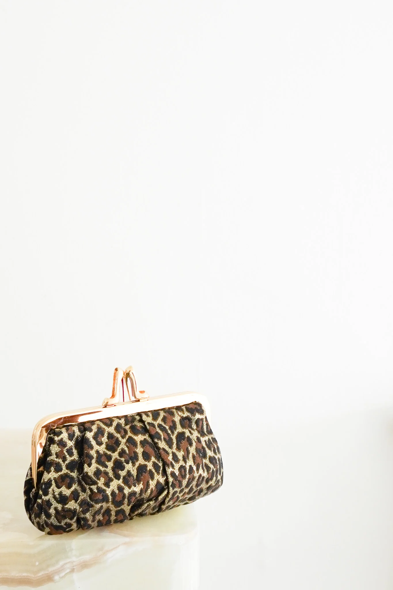 Christian Louboutin Leopard Print Clutch RRP £465 | Authentic Preloved