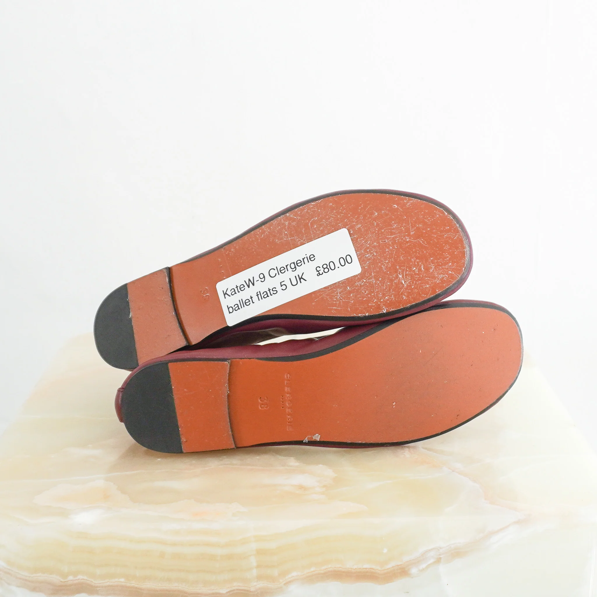 Clergerie Molly Ballet Flats RRP £355 | Authentic Preloved - Image 4