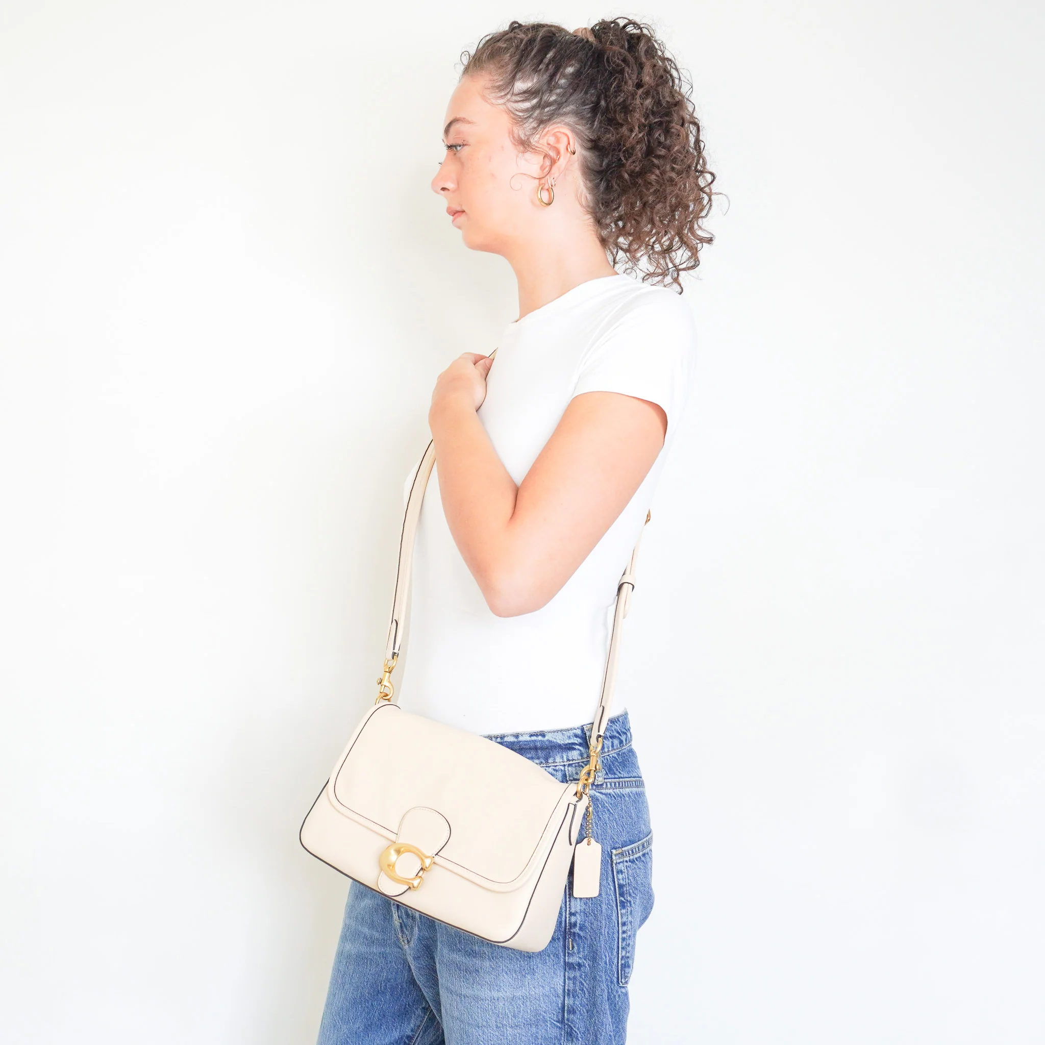 Coach Tabby Soft Crossbody in Cream Bag (RRP £451) | Authentic Preloved - Image 5