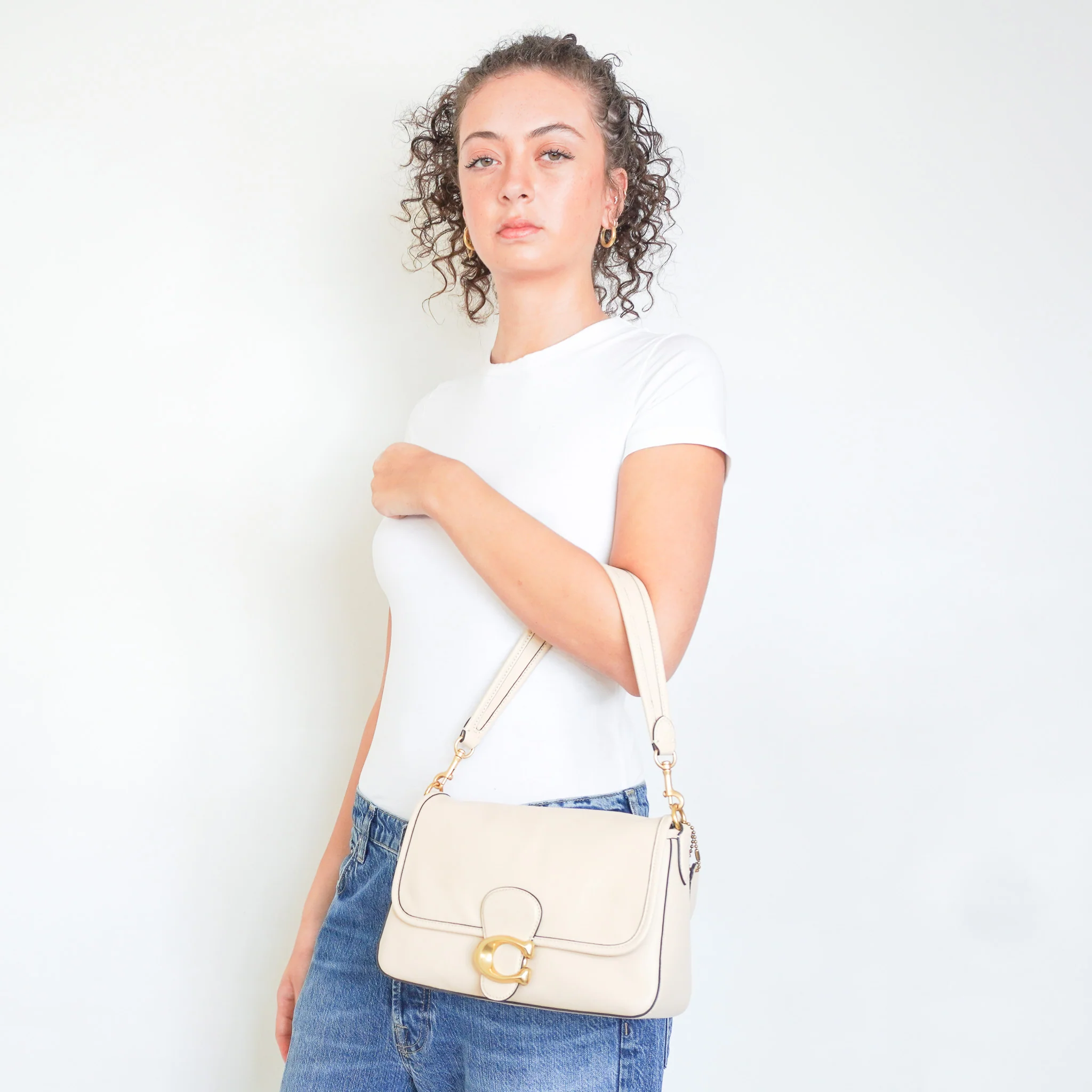 Coach Tabby Soft Crossbody in Cream Bag (RRP £451) | Authentic Preloved - Image 8