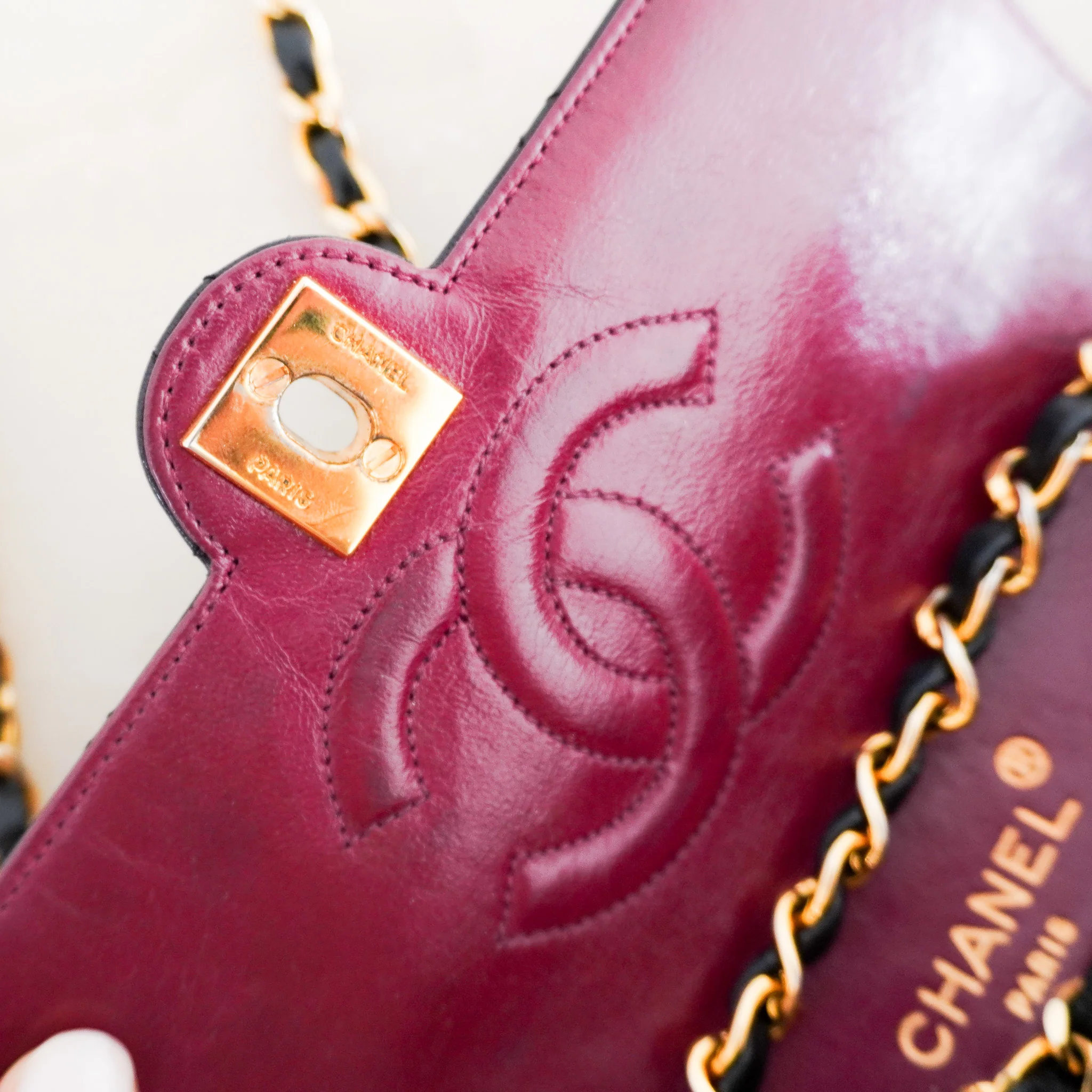 COLLECTOR'S ITEM Chanel Vintage Quilted Lambskin Bag | Authentic Preloved - Image 7
