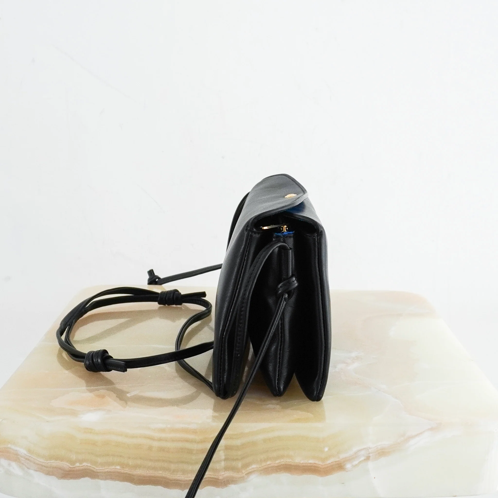 CURRENT SEASON Celine Trio Lambskin Bag in Black RRP £1150 | Authentic Preloved - Image 3