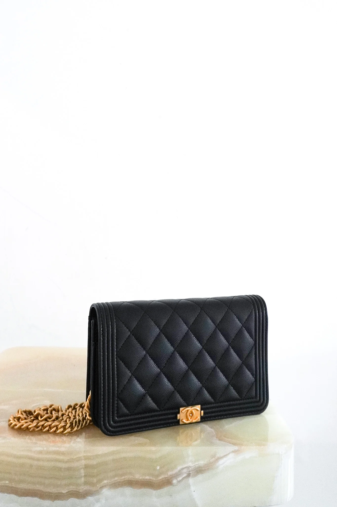 CURRENT SEASON Chanel BOY Wallet On Chain RRP £2,860 | Authentic Preloved