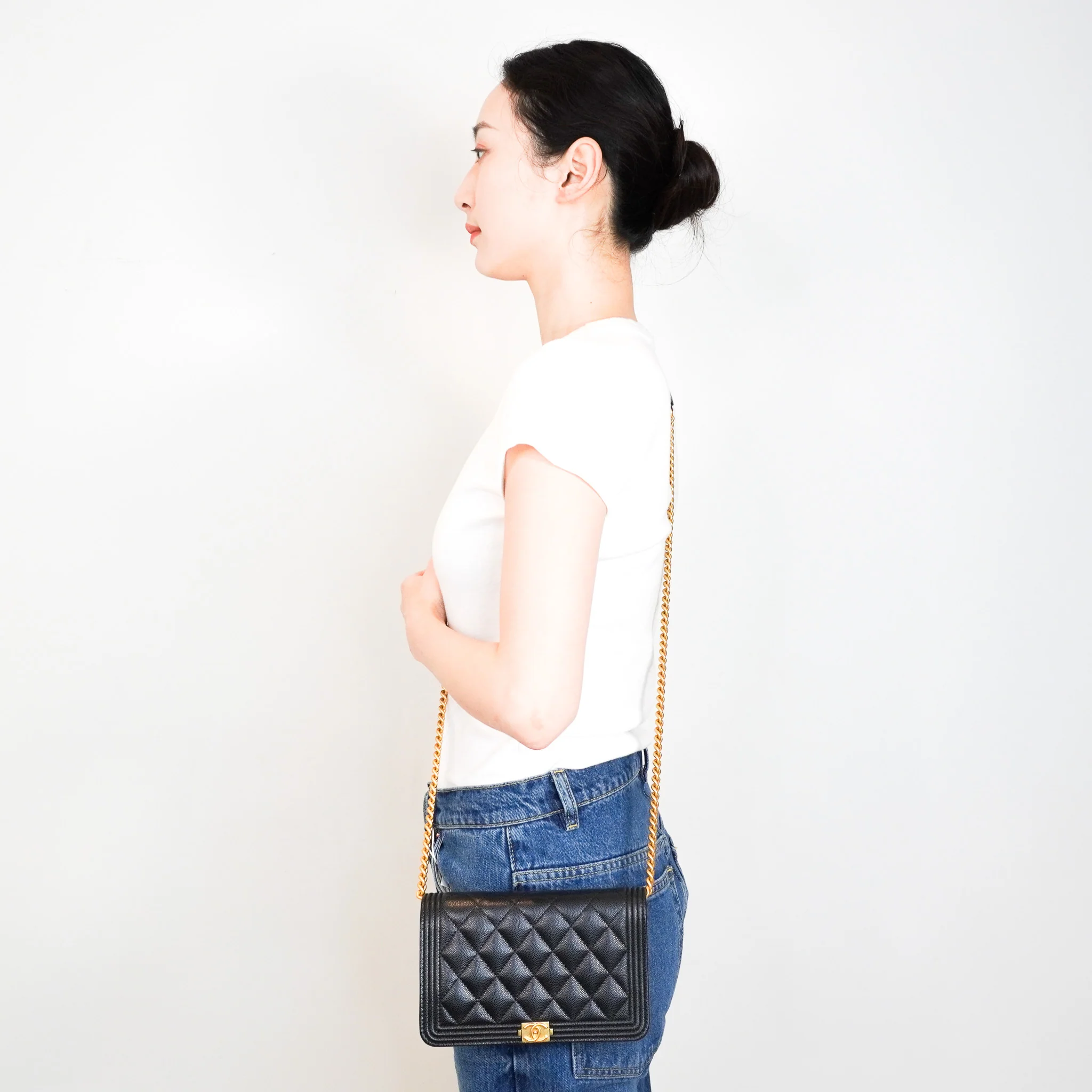 CURRENT SEASON Chanel BOY Wallet On Chain RRP £2,860 | Authentic Preloved - Image 14