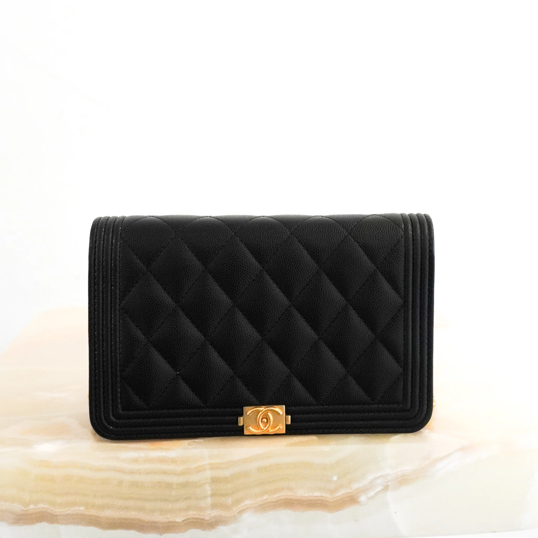 CURRENT SEASON Chanel BOY Wallet On Chain RRP £2,860 | Authentic Preloved - Image 2