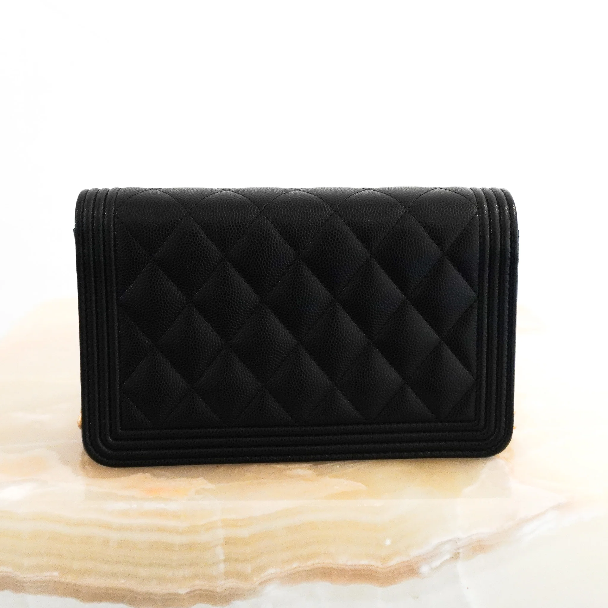 CURRENT SEASON Chanel BOY Wallet On Chain RRP £2,860 | Authentic Preloved - Image 4
