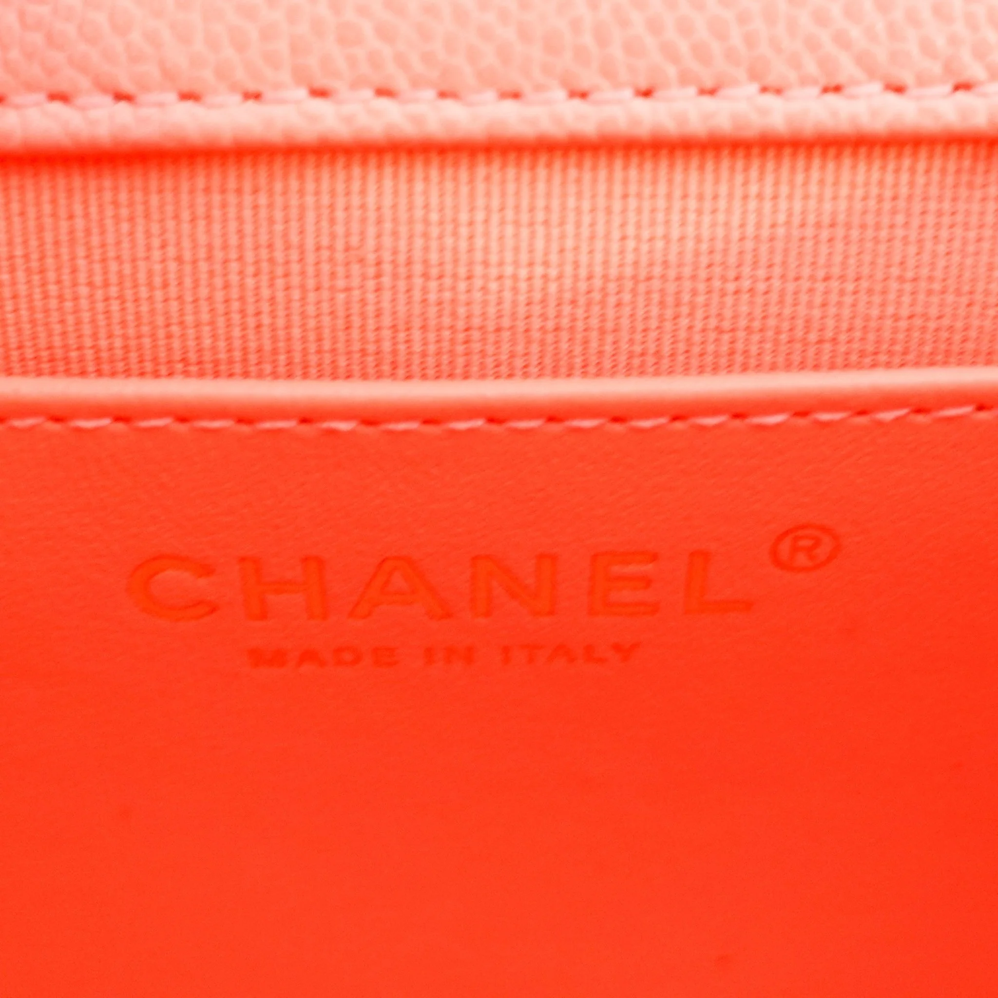 Current Season Chanel Mini Flap bag in light Orange RRP £4780 | Authentic Preloved - Image 9