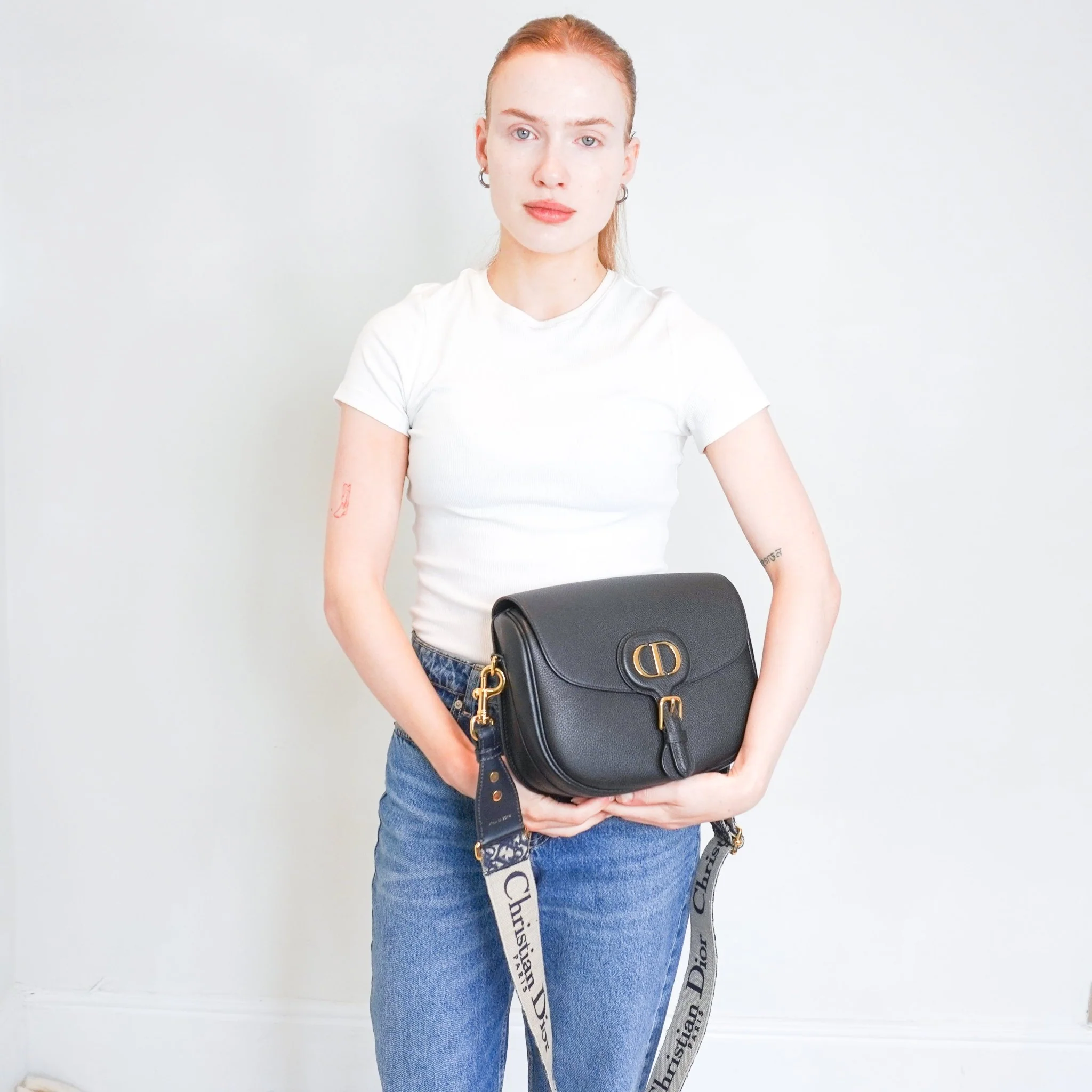 Dior Black Large Bobby Bag in Grained Calfskin RRP £3250 | Authentic Preloved - Image 17