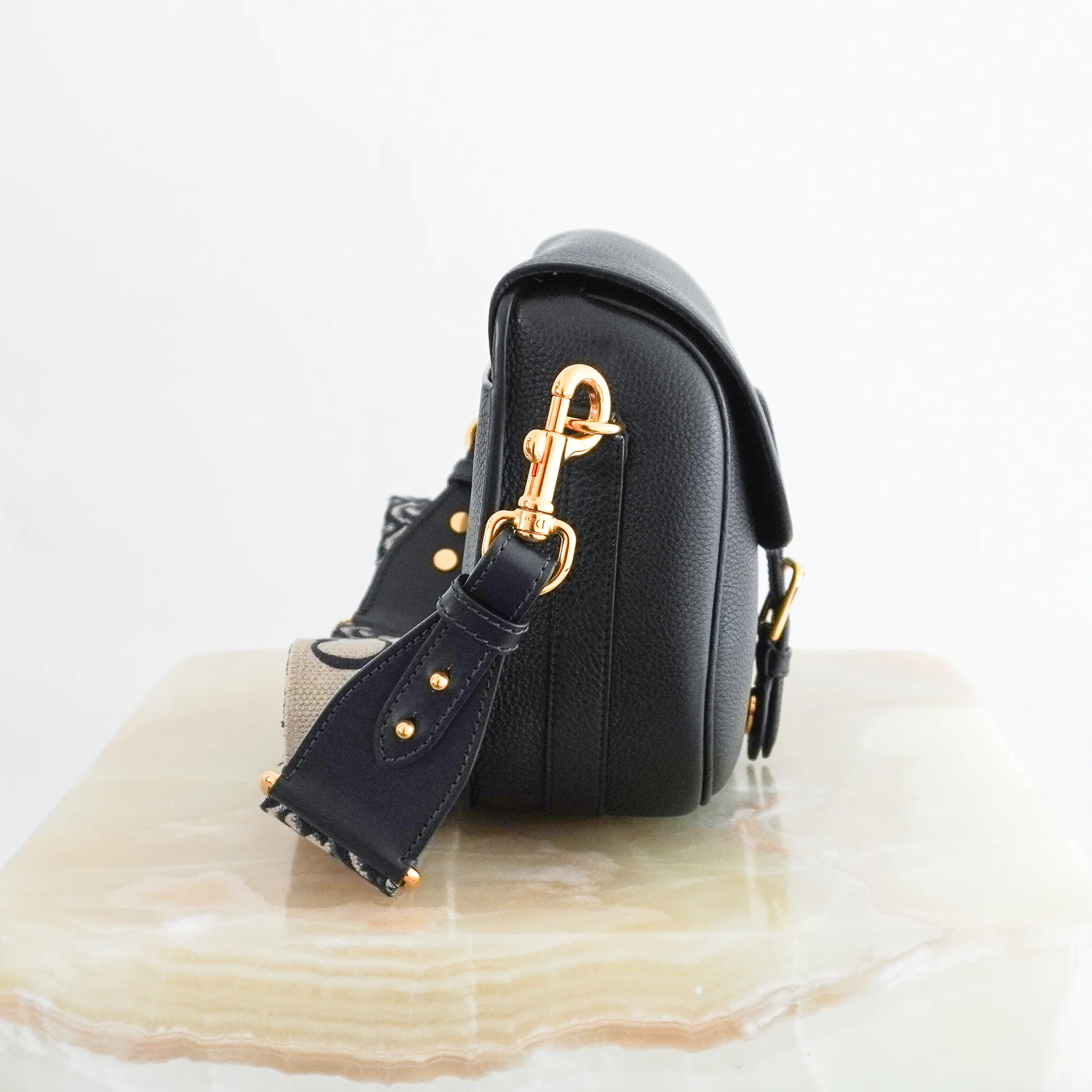 Dior Black Large Bobby Bag in Grained Calfskin RRP £3250 | Authentic Preloved - Image 2