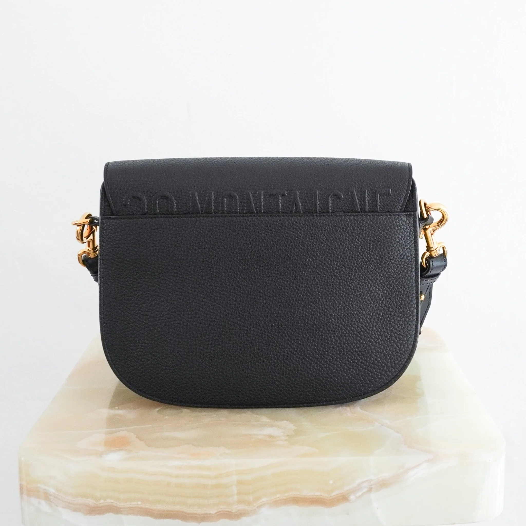 Dior Black Large Bobby Bag in Grained Calfskin RRP £3250 | Authentic Preloved - Image 3