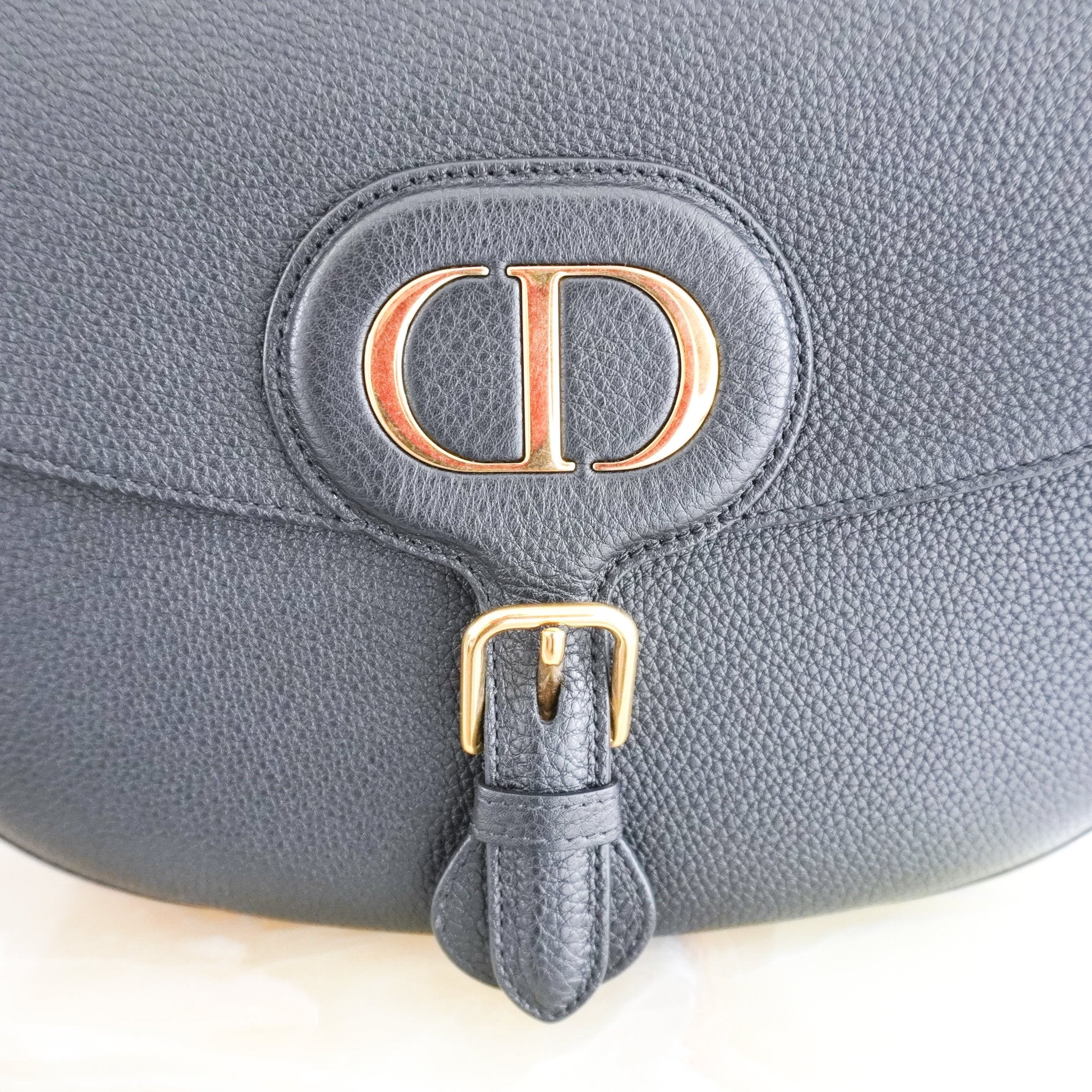 Dior Black Large Bobby Bag in Grained Calfskin RRP £3250 | Authentic Preloved - Image 5