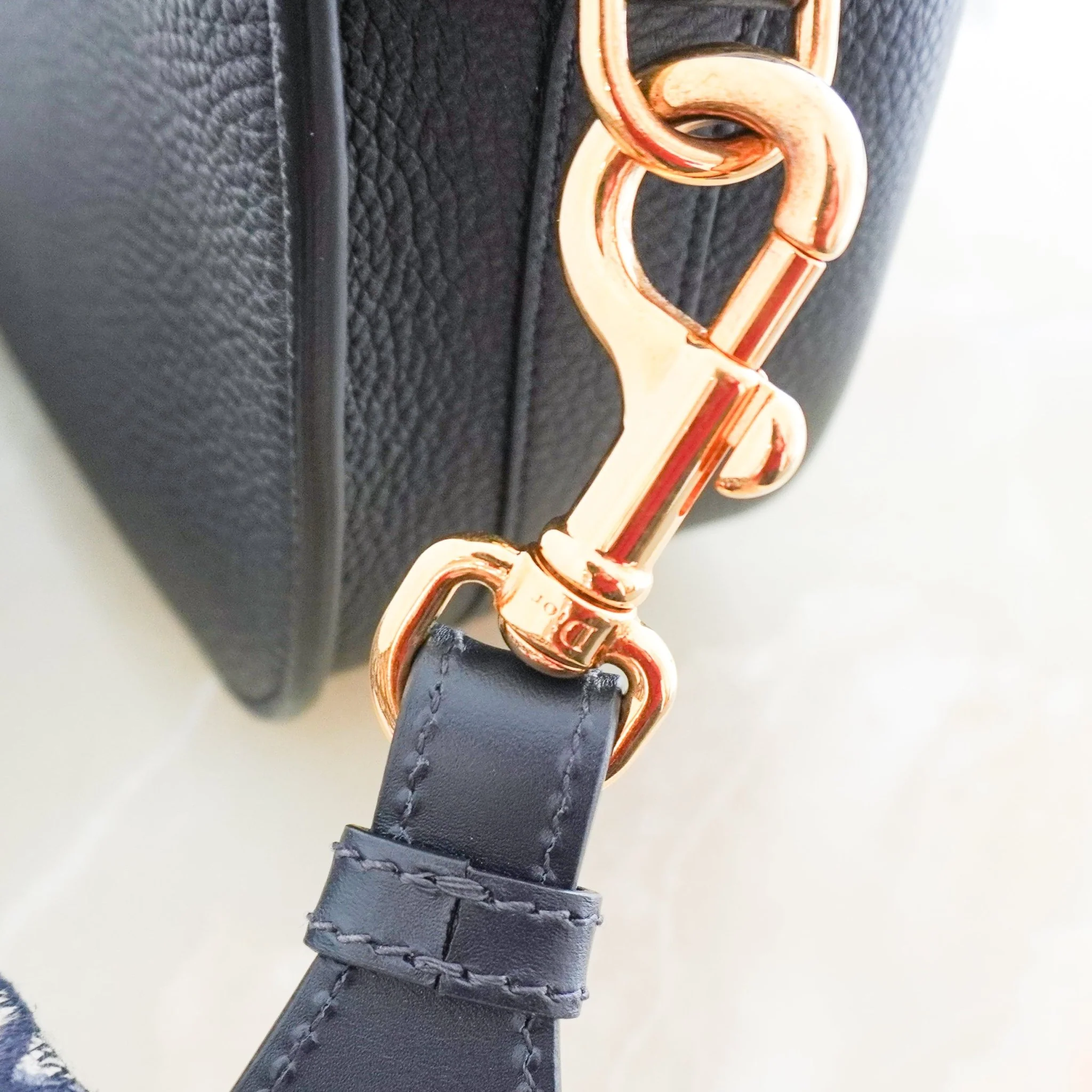 Dior Black Large Bobby Bag in Grained Calfskin RRP £3250 | Authentic Preloved - Image 6