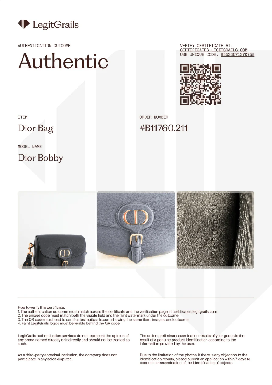 Dior Black Large Bobby Bag in Grained Calfskin RRP £3250 | Authentic Preloved - Image 8