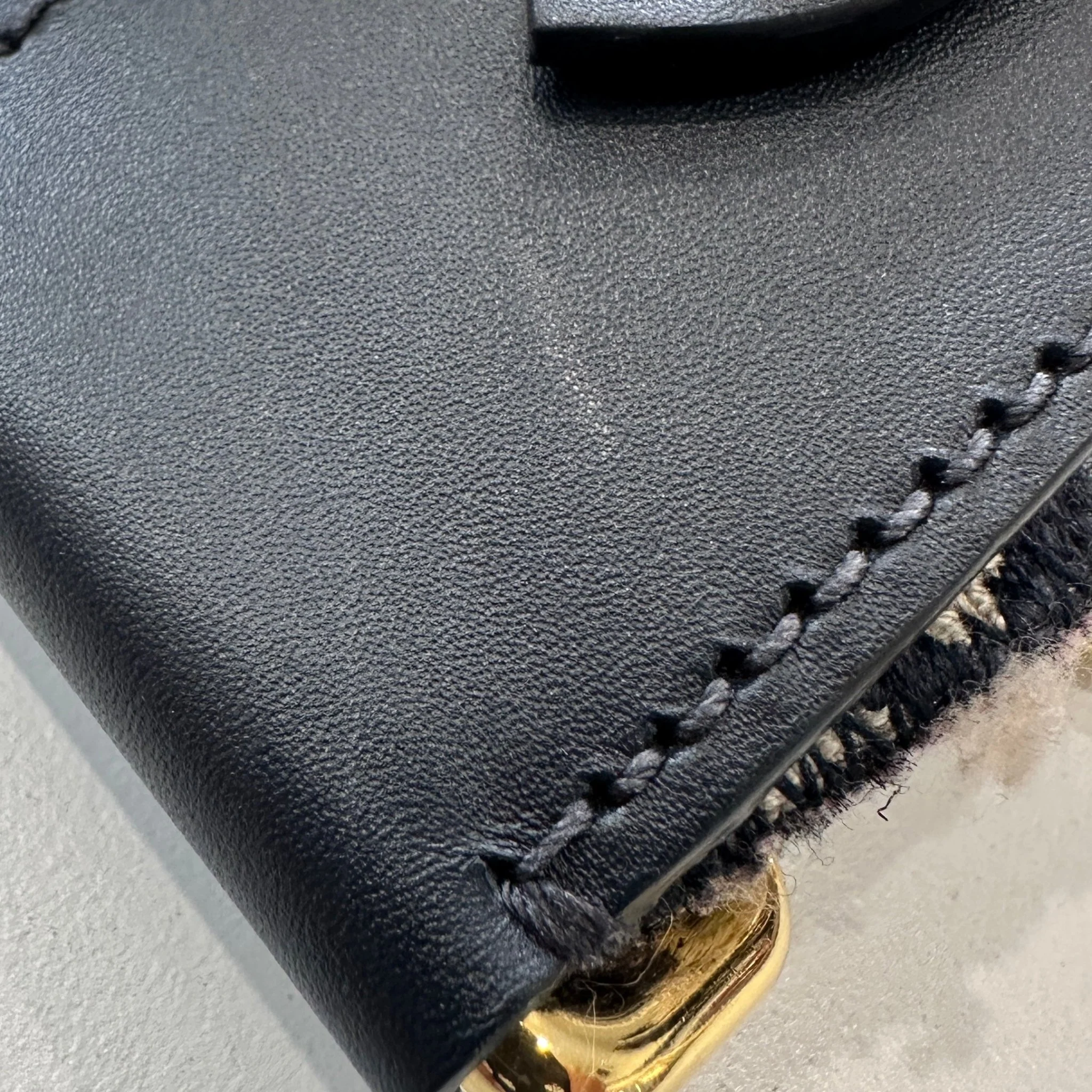 Dior Black Large Bobby Bag in Grained Calfskin RRP £3250 | Authentic Preloved - Image 9