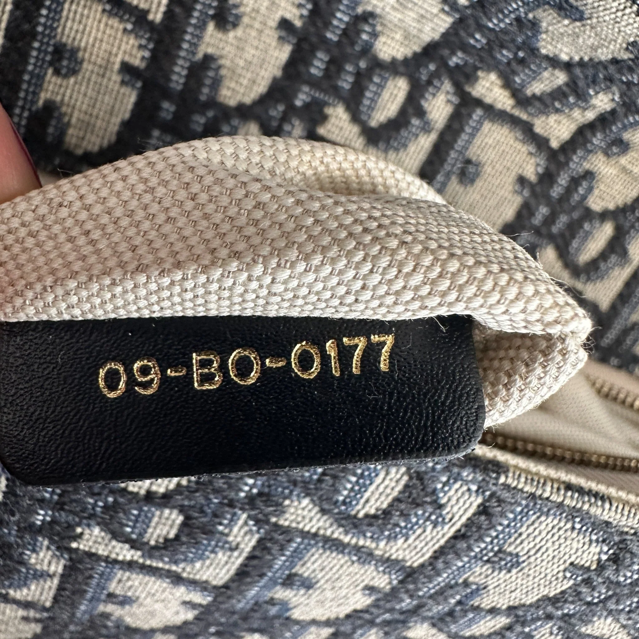Dior Blue Oblique Canvas Dioraddict Medium Flap Bag RRP £2900 | Authentic Preloved - Image 9