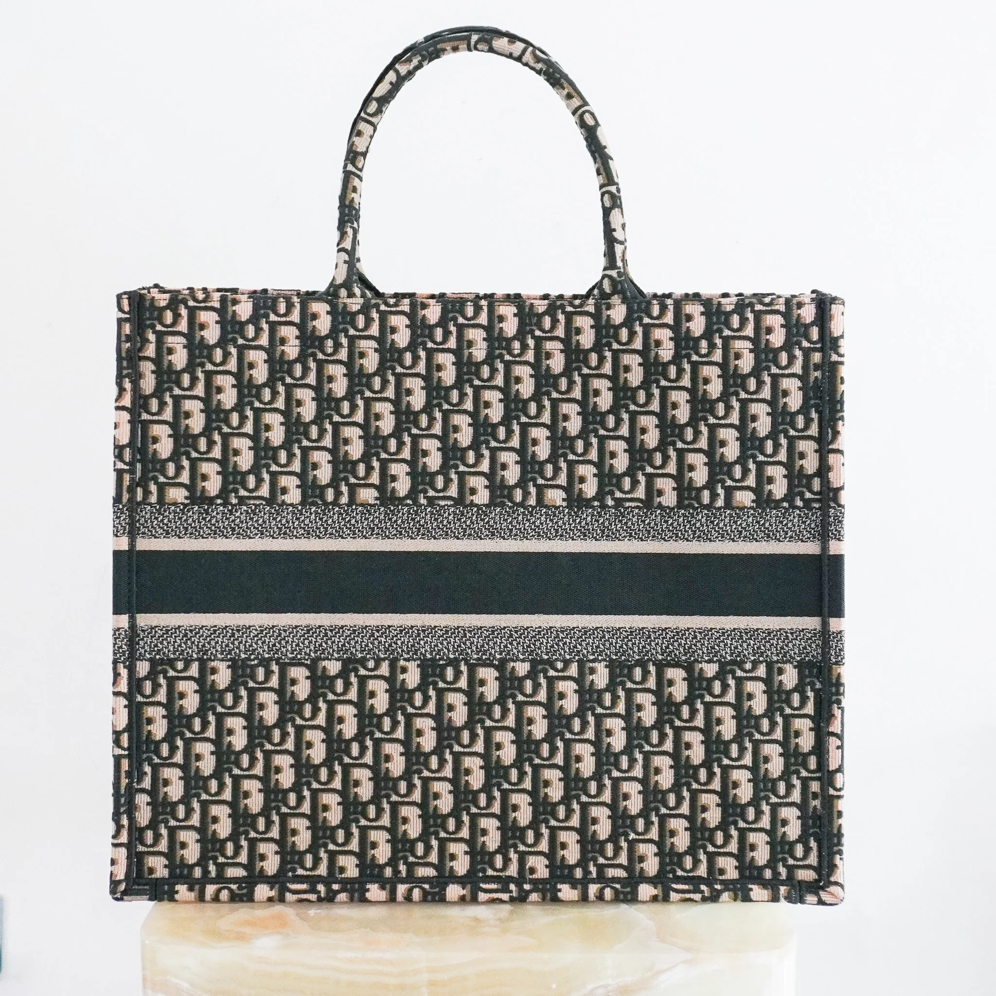 Dior Book Large Tote in Green RRP £2550 | Authentic Preloved - Image 3