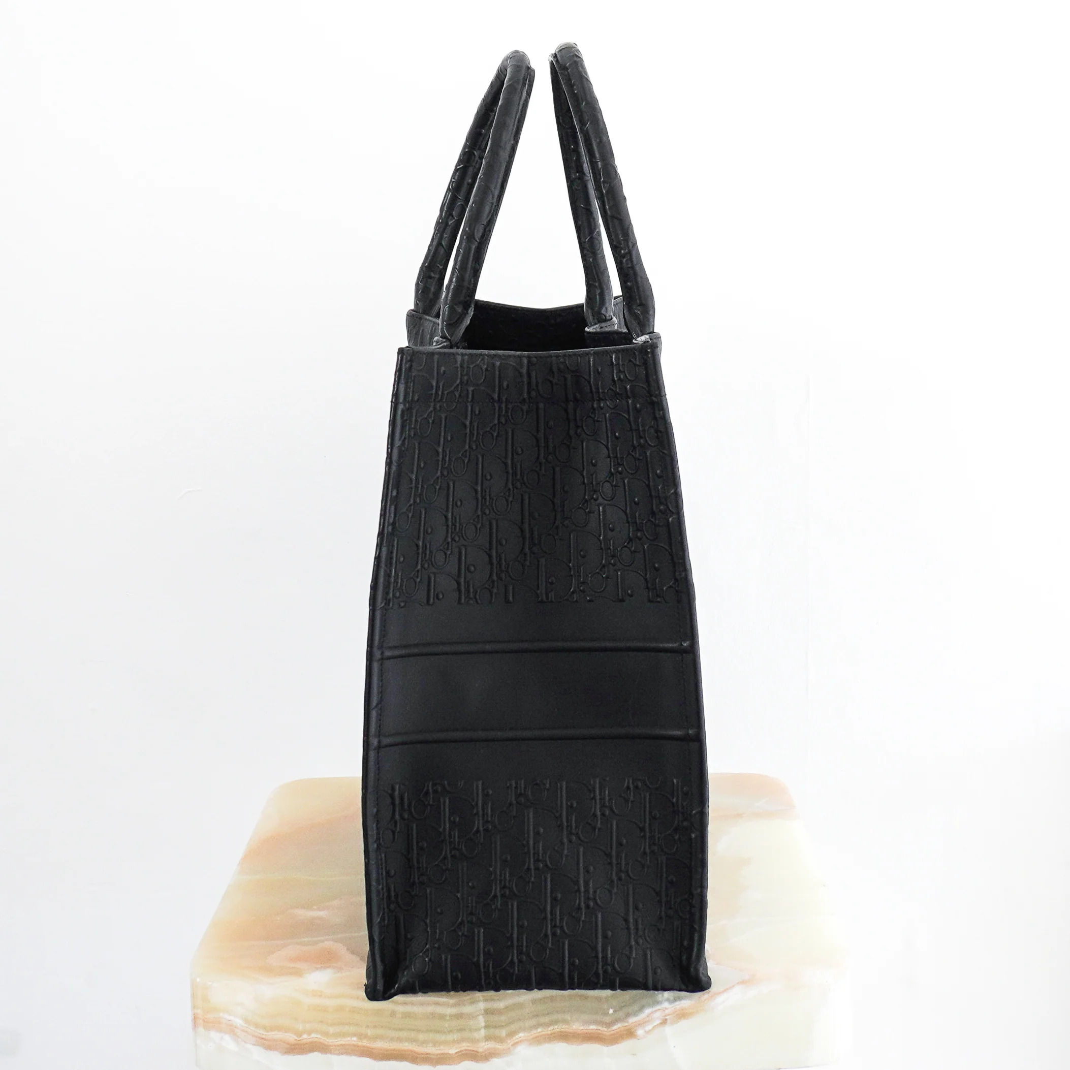 Dior Large Leather Book Tote in Black RRP £3000 | Authentic Preloved - Image 2
