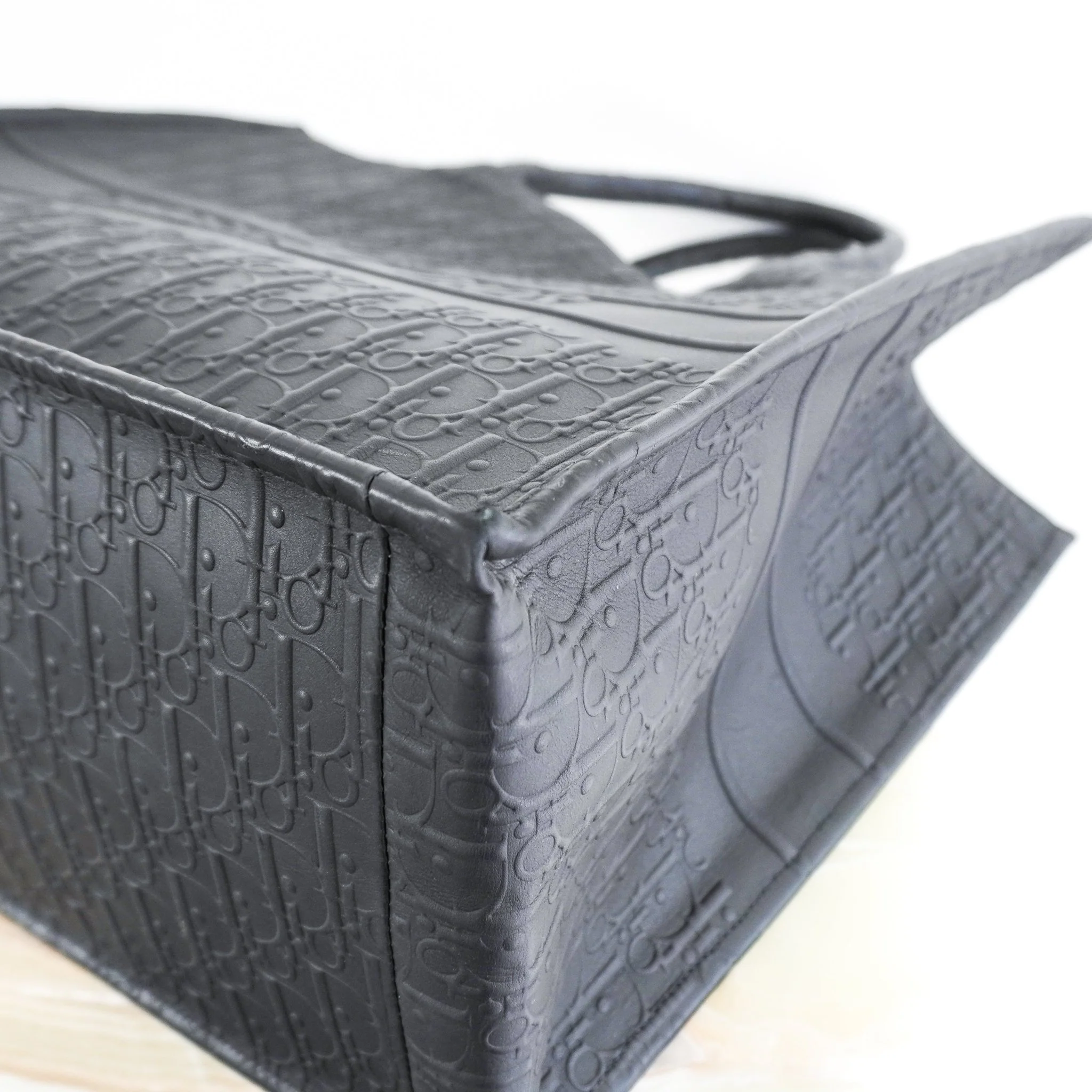 Dior Large Leather Book Tote in Black RRP £3000 | Authentic Preloved - Image 5