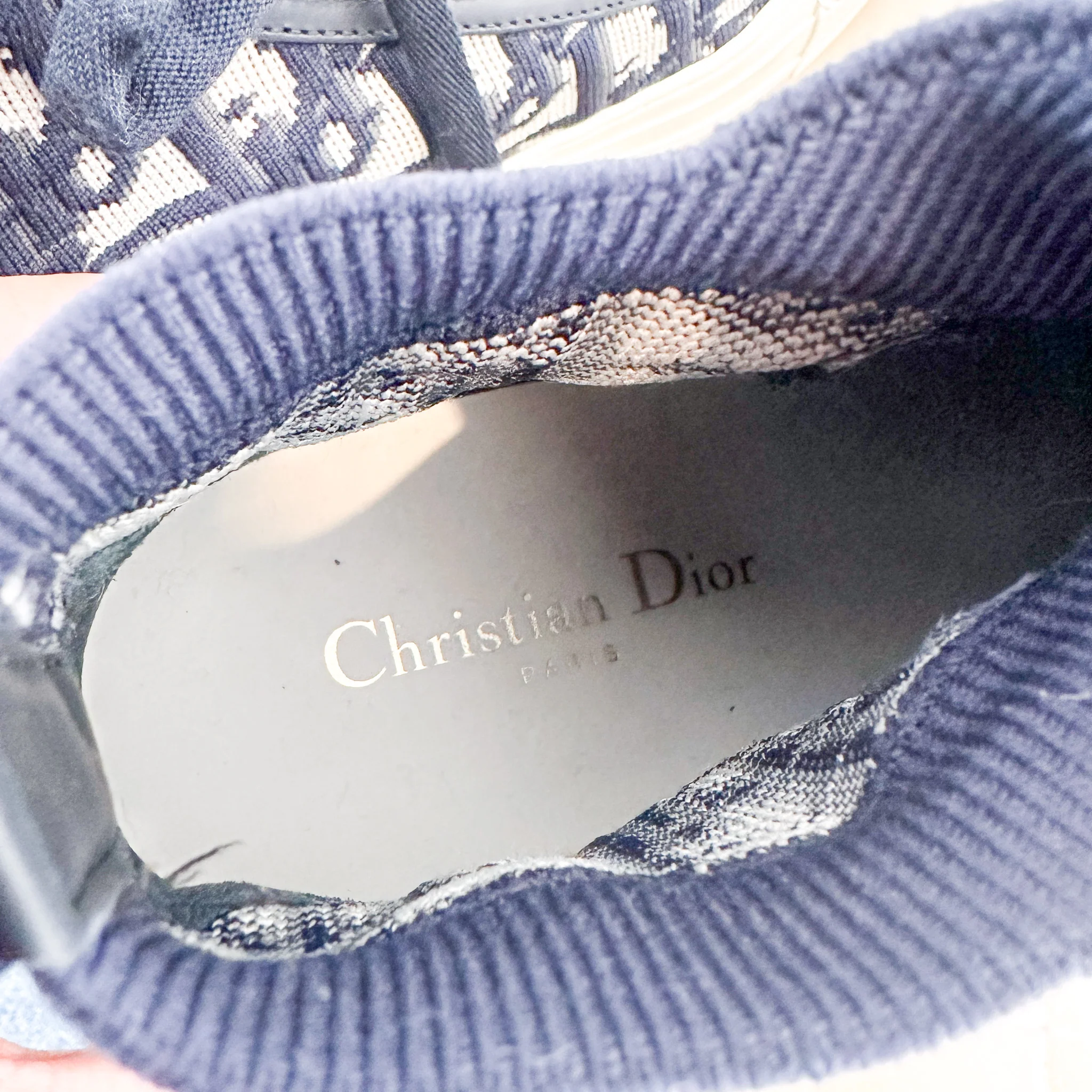 DIOR Technical Sock High Top Trainers RRP £850 | Authentic Preloved - Image 5