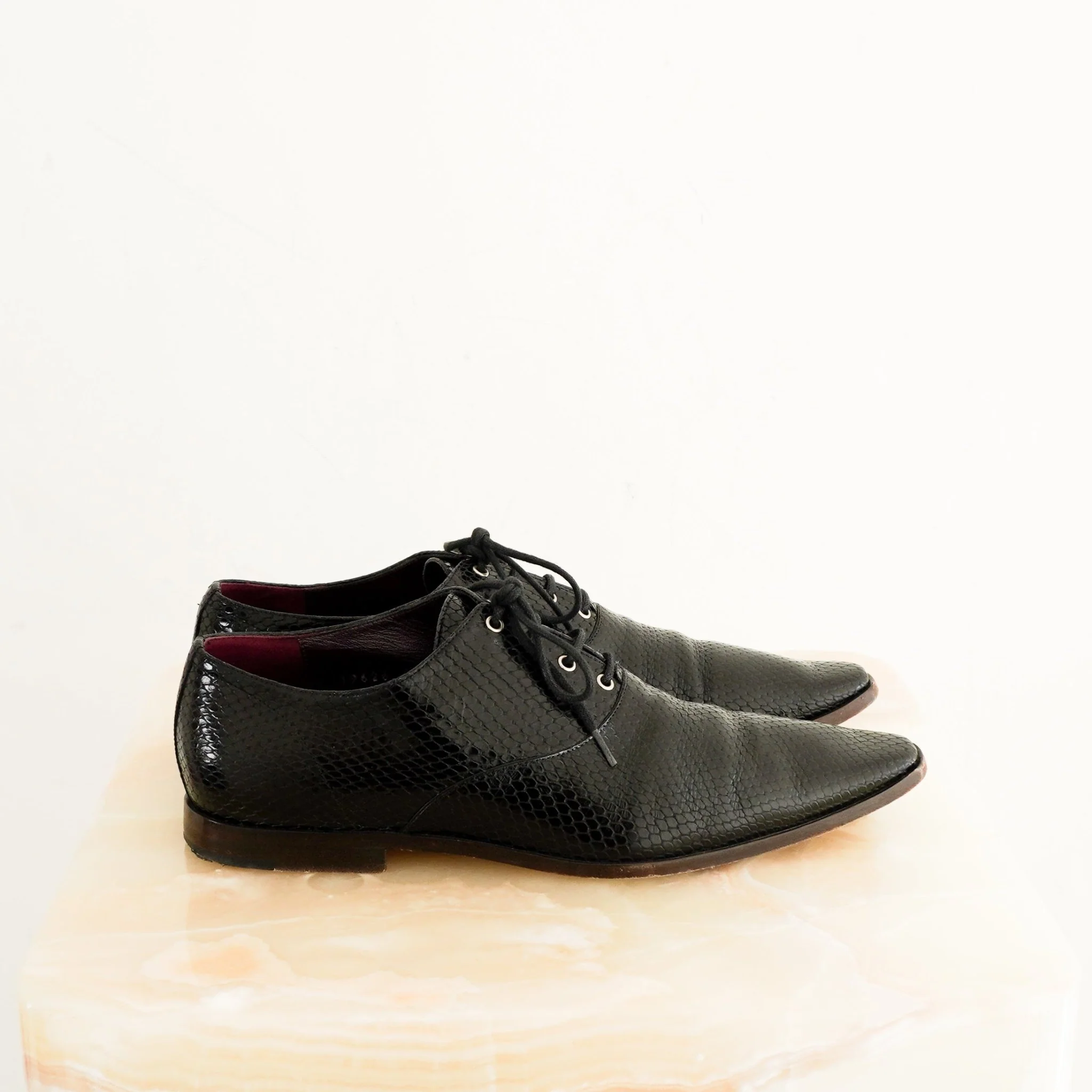 Dries Van Noten Black Snakeskin Loafers RRP £950 | Authentic Preloved [Final Sale] - Image 3