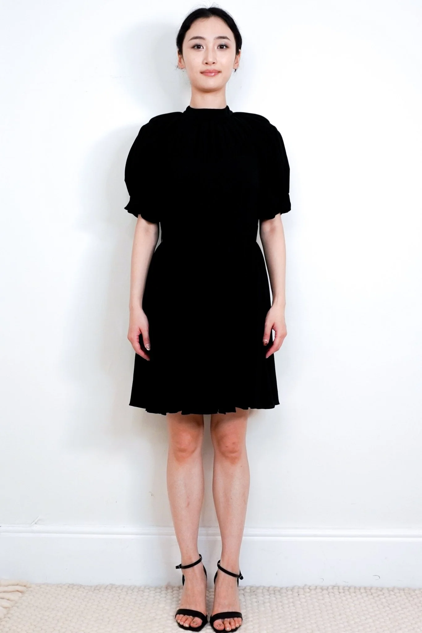 NEW Emilia Wickstead Black Crepe Short Dress RRP £1.6K final sale | Authentic Preloved