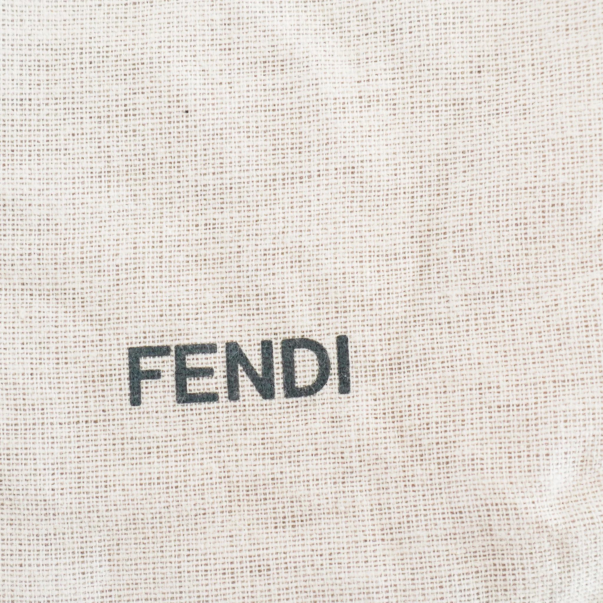 Fendi Zucca Baguette Shoulder Bag in Silver Lamé | Authentic Preloved - Image 10