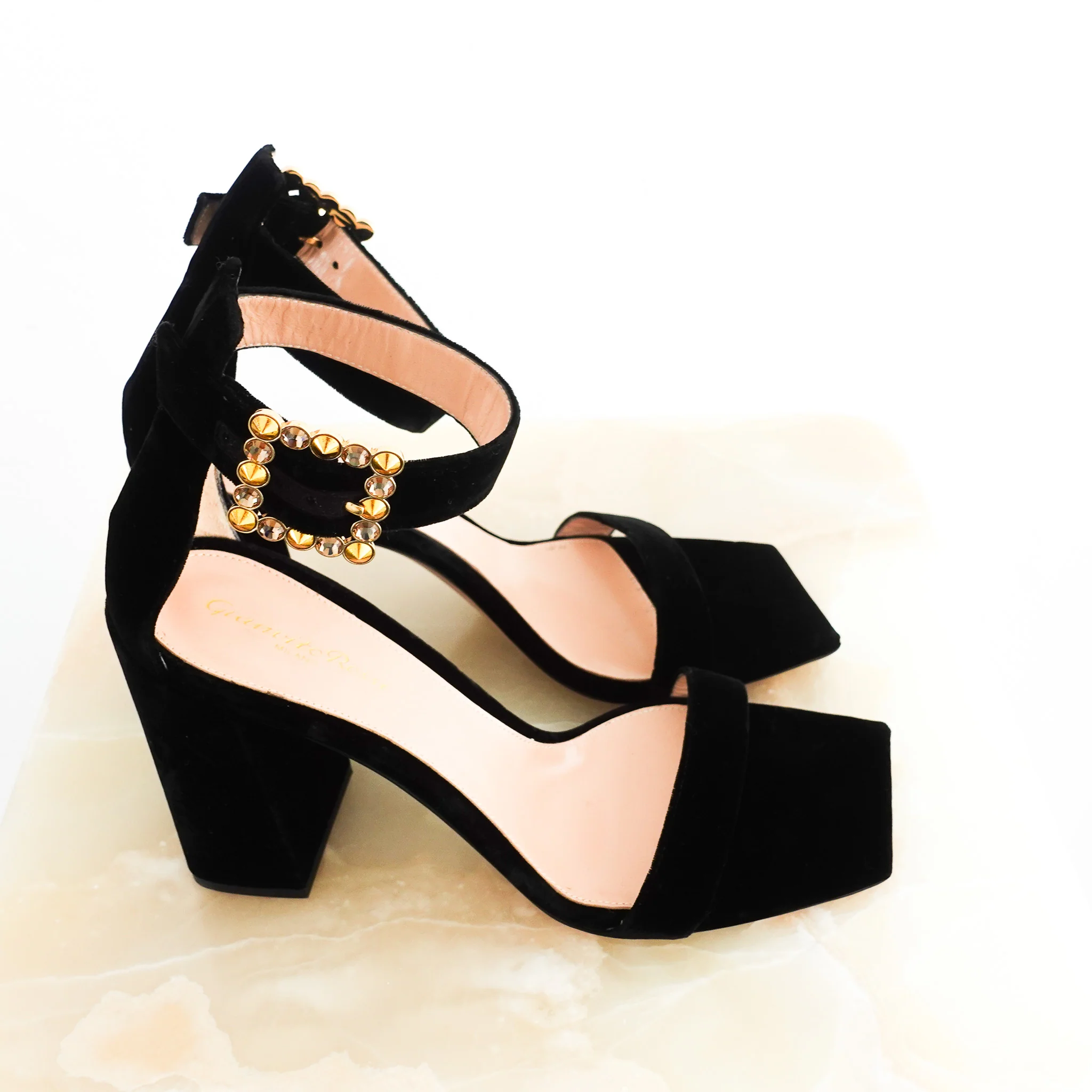Gianvito Rossi Portofino Suede Heels RRP £500 | Authentic Preloved - Image 3