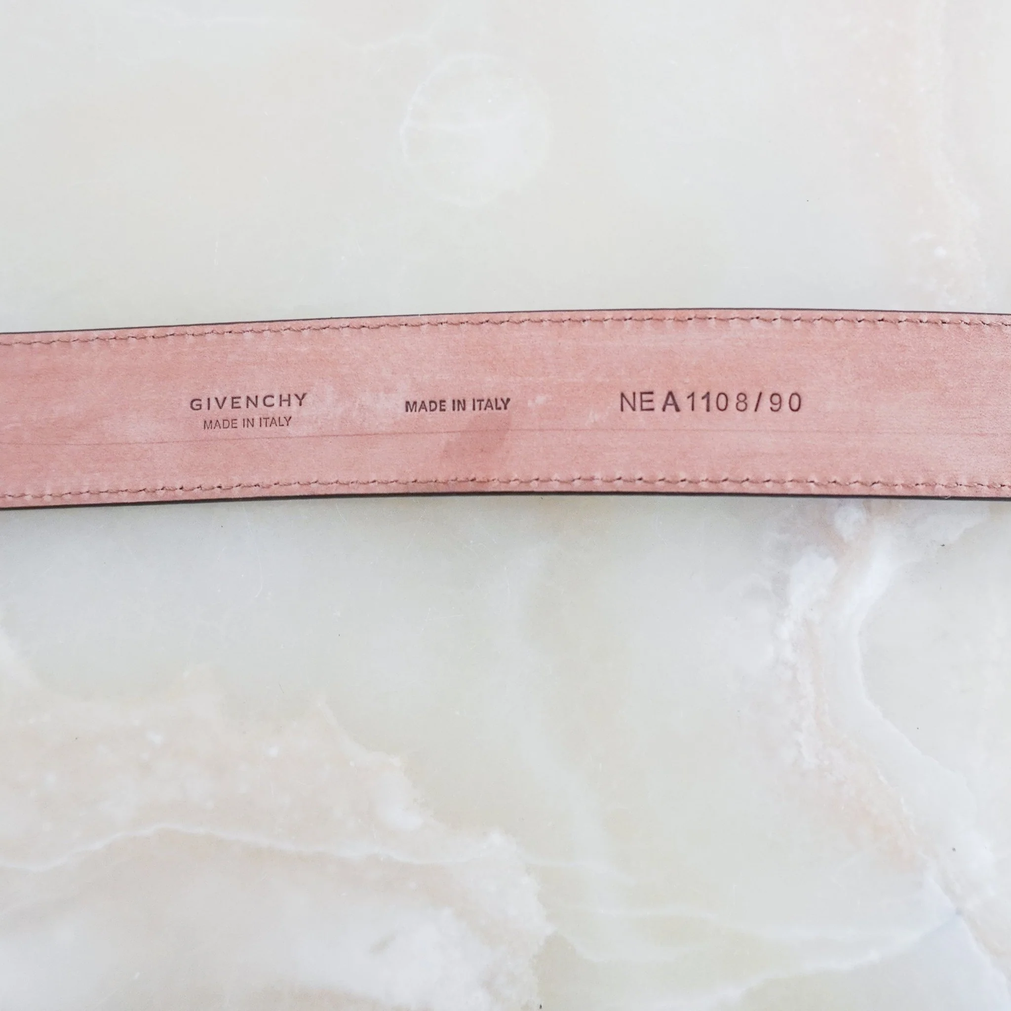 Givenchy Medium Black Leather Belt RRP £360 | Authentic Preloved FINAL SALE - Image 4