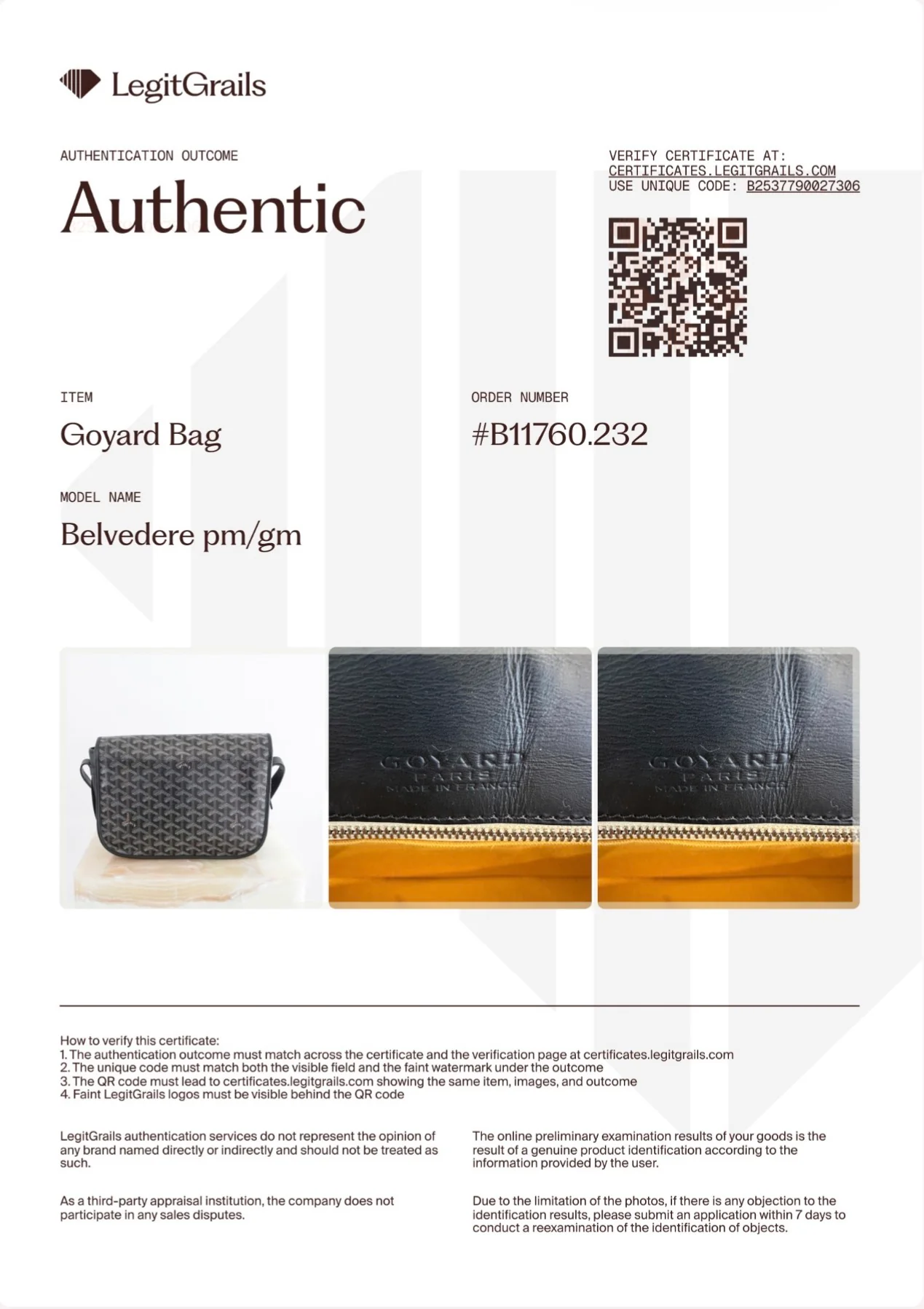 Goyard Black Belvedere MM Messenger Bag RRP £2500 | Authentic Preloved - Image 20